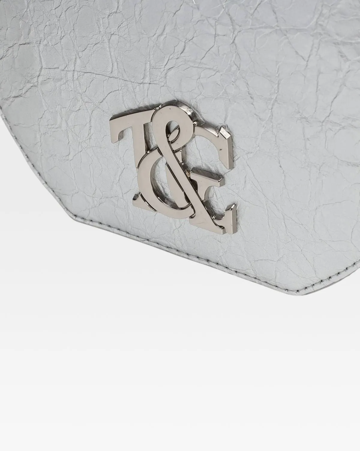 Mini Crossbody Bag in Silver