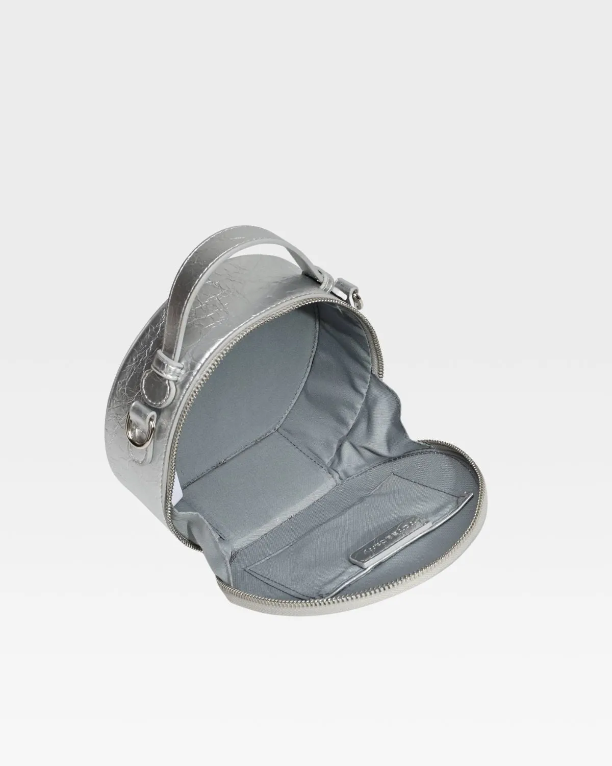 Mini Crossbody Bag in Silver