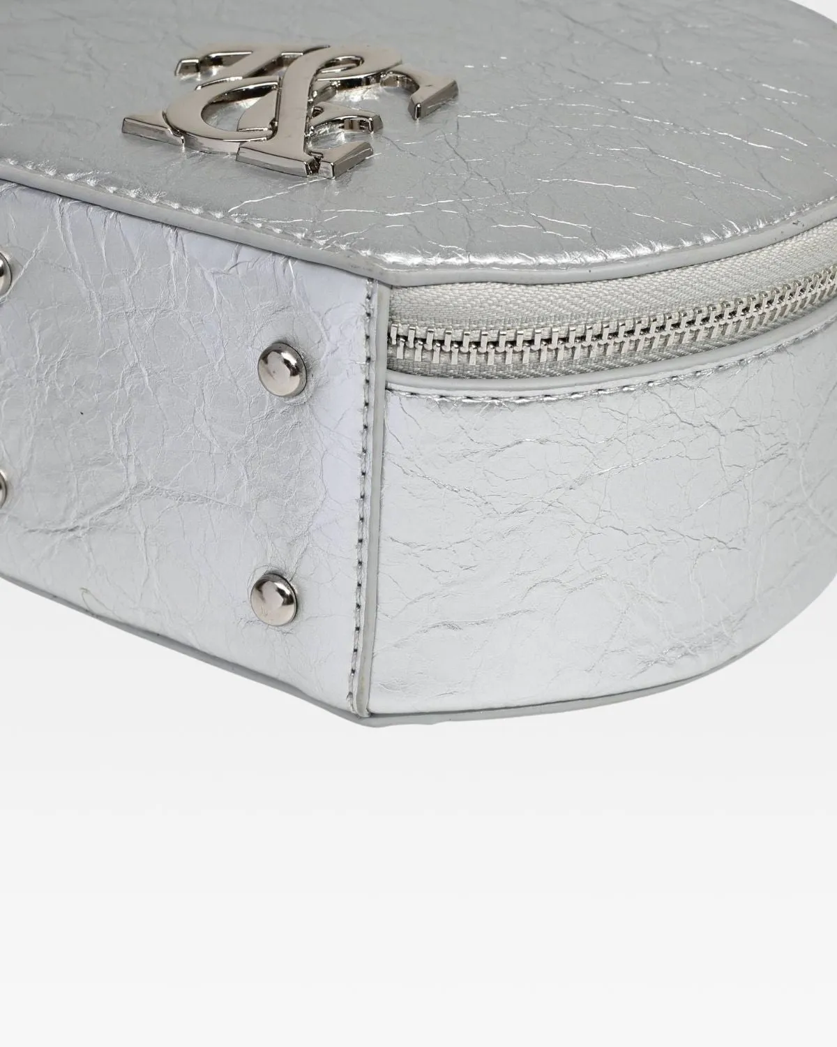 Mini Crossbody Bag in Silver
