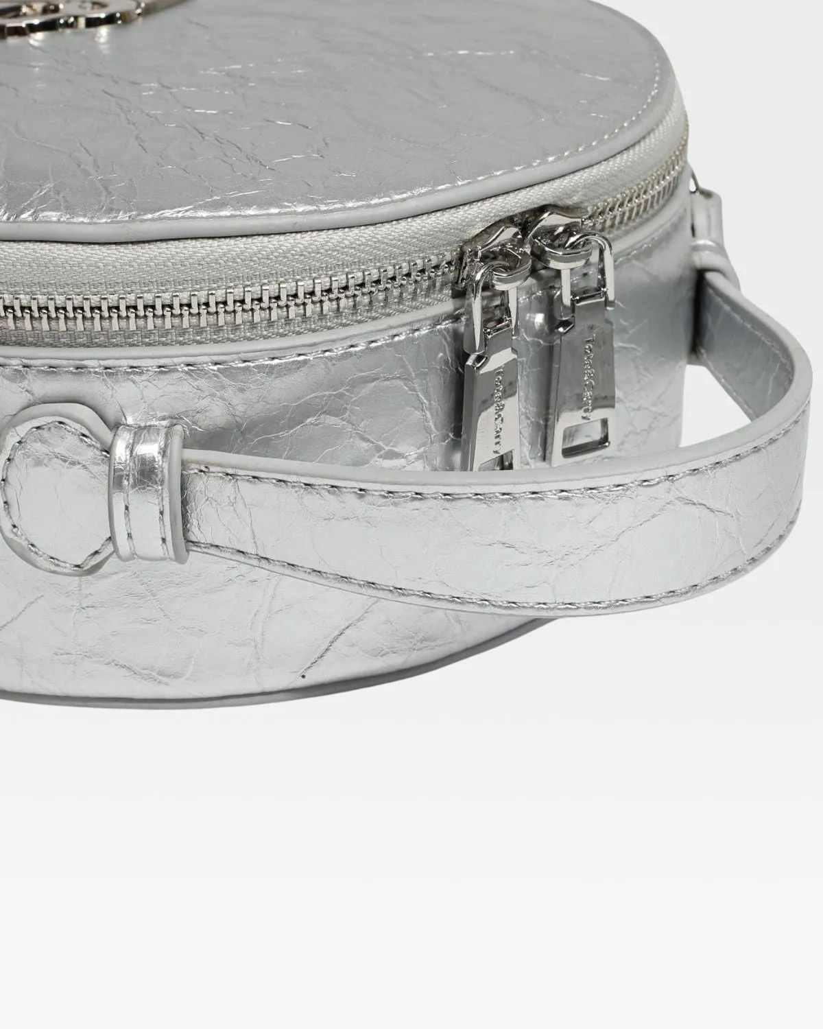Mini Crossbody Bag in Silver