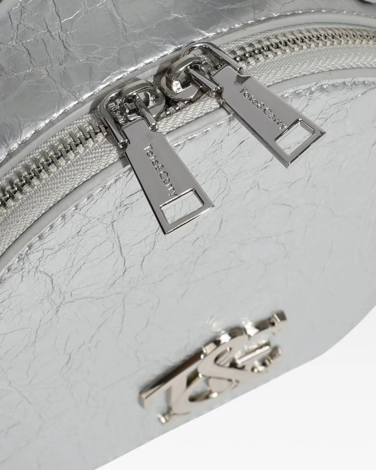 Mini Crossbody Bag in Silver