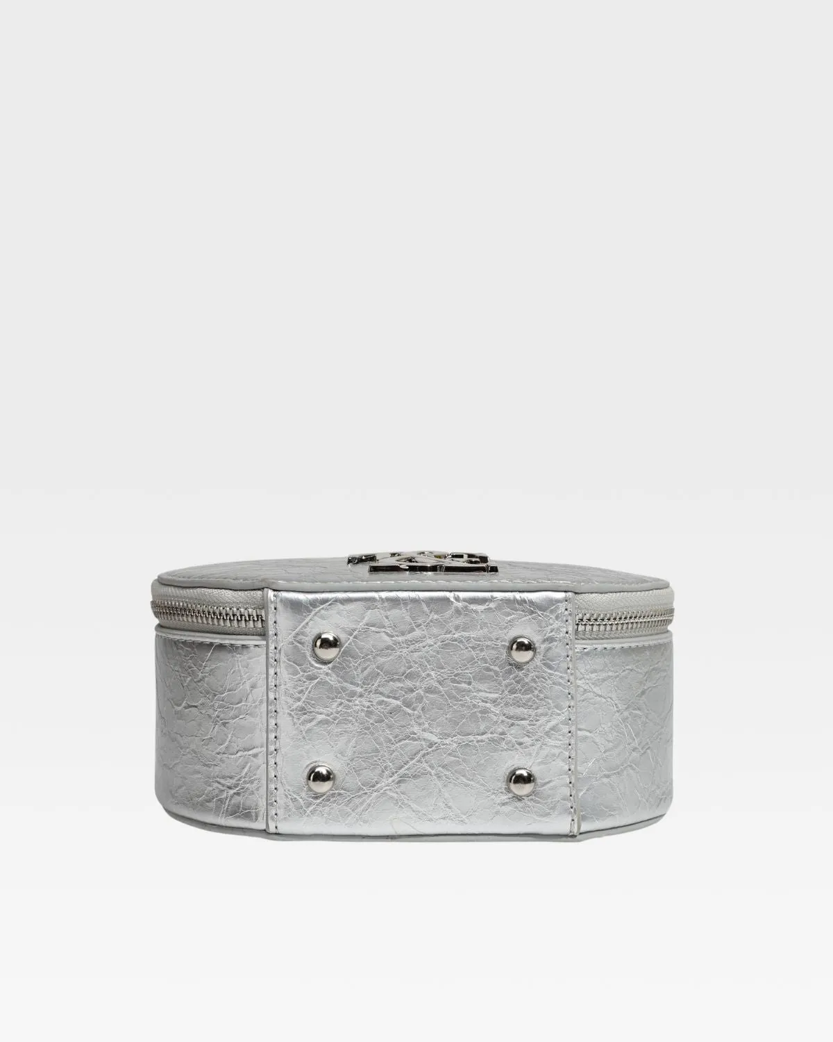 Mini Crossbody Bag in Silver