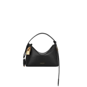Mini Gold Black Hobo Bag