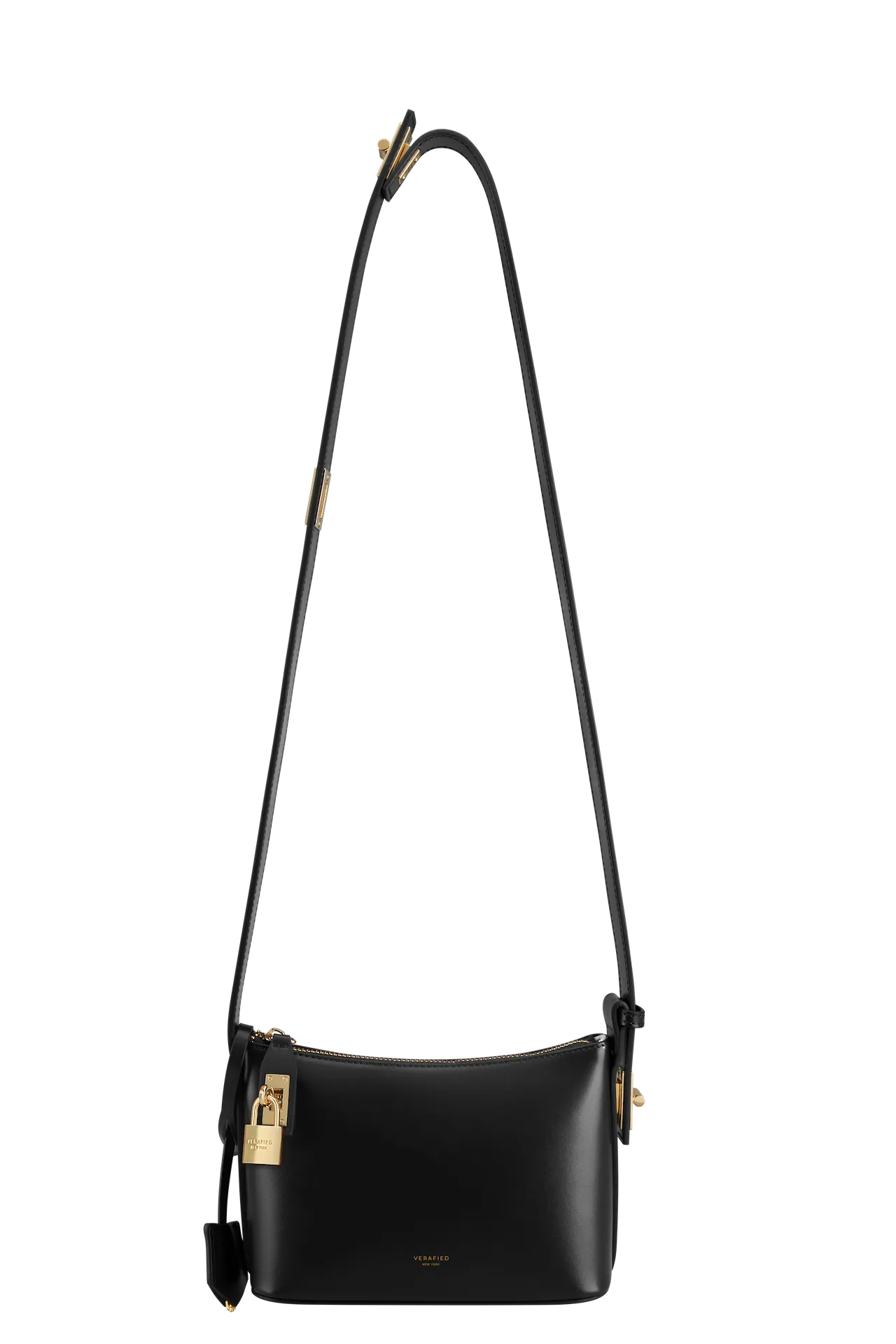 Mini Gold Black Hobo Bag