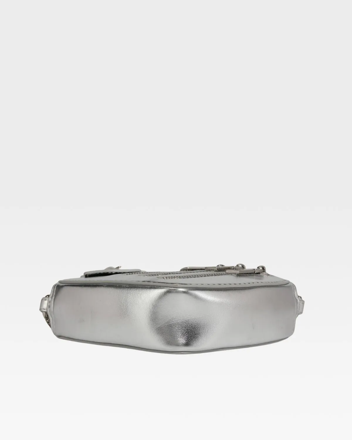 Mini Heart Novelty Bag in Silver