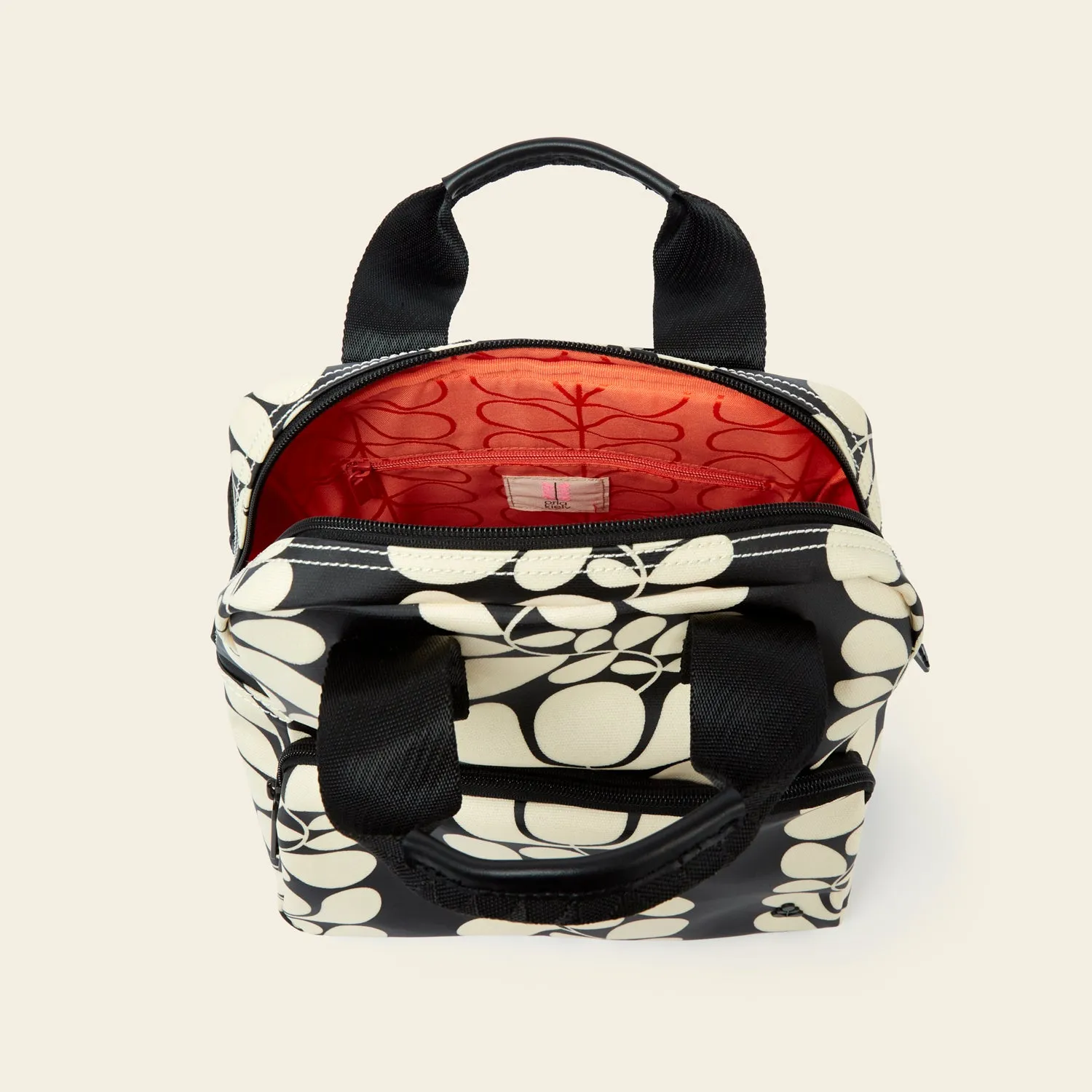 Mini Lotta Backpack - Sycamore Stripe Black