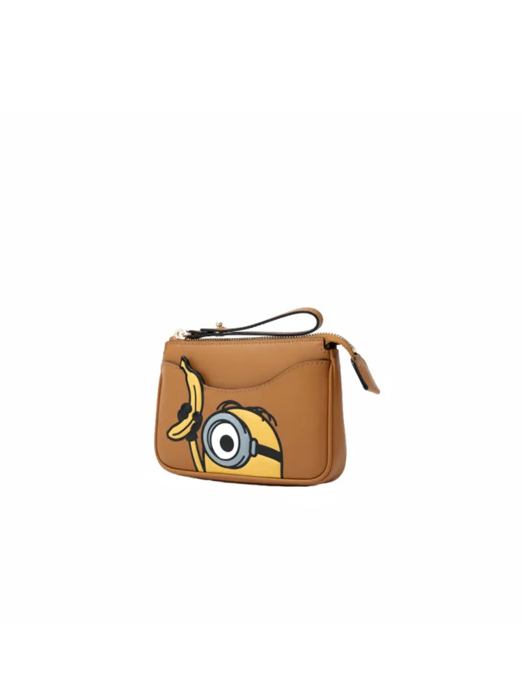 Minions Leather Clutch Bag
