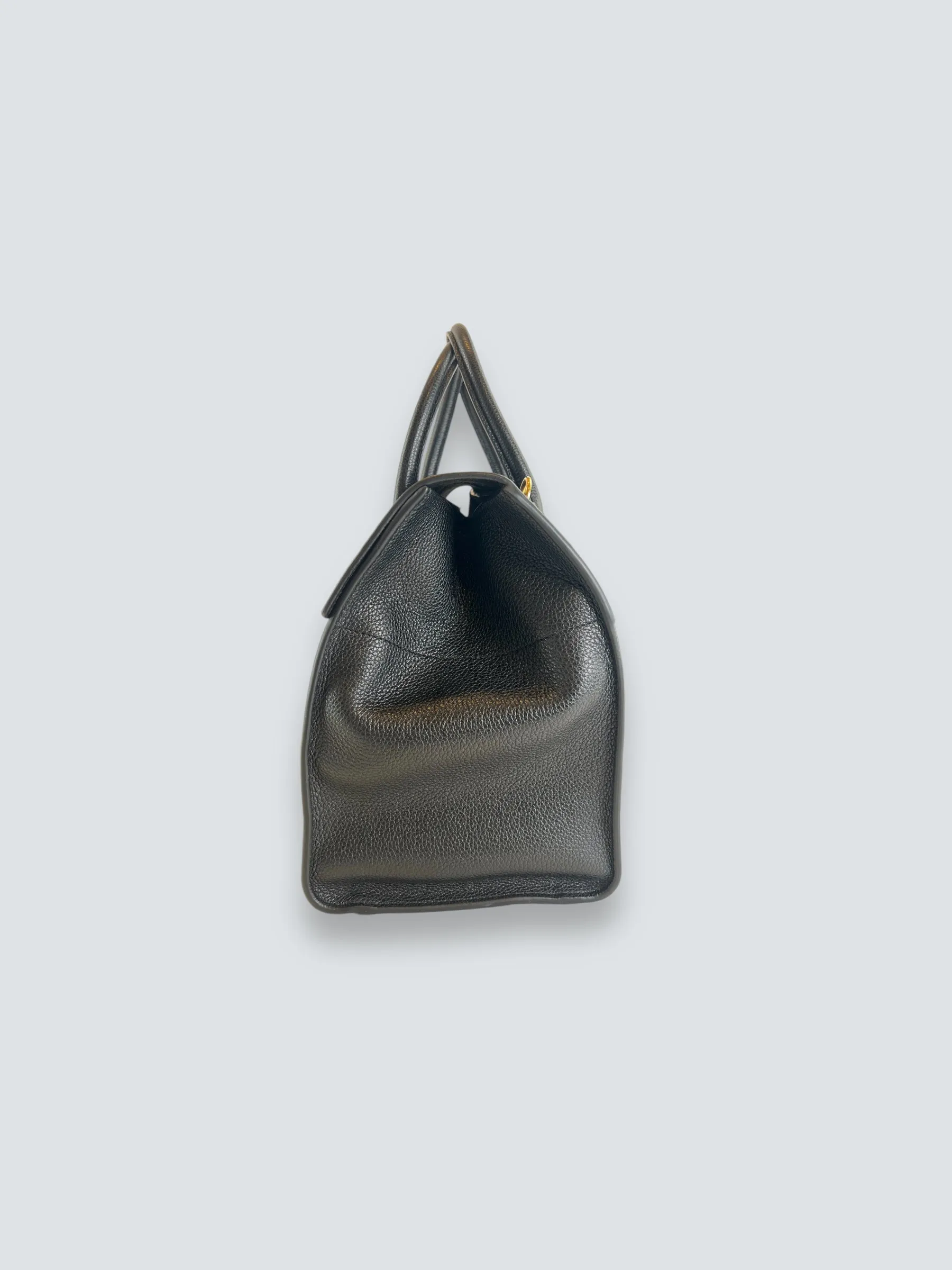 Mulberry Black Leather Baywater Shoulder Tote