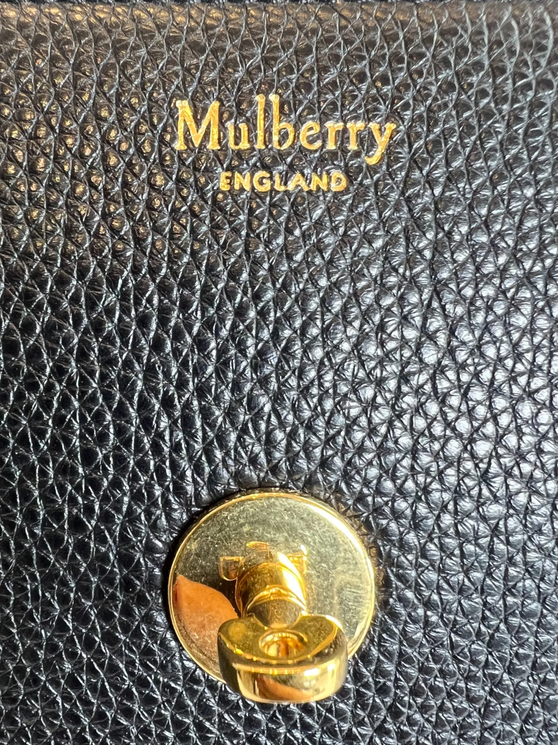 Mulberry Black Leather Baywater Shoulder Tote