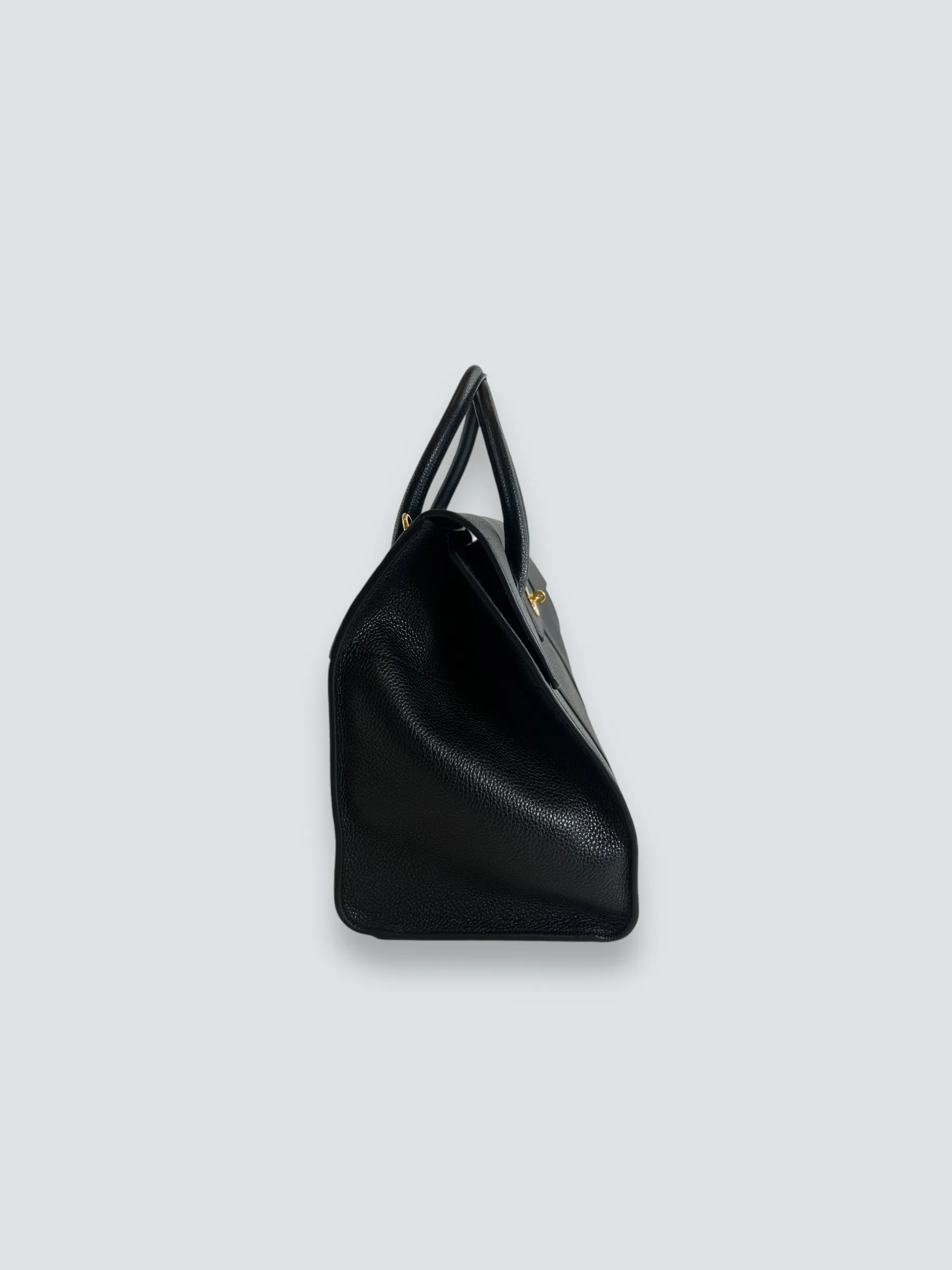 Mulberry Black Leather Baywater Shoulder Tote