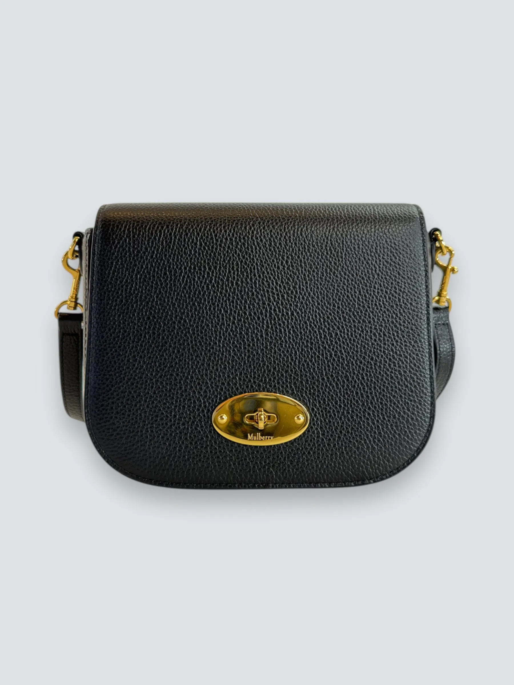 Mulberry Black Leather Small Darley Crossbody