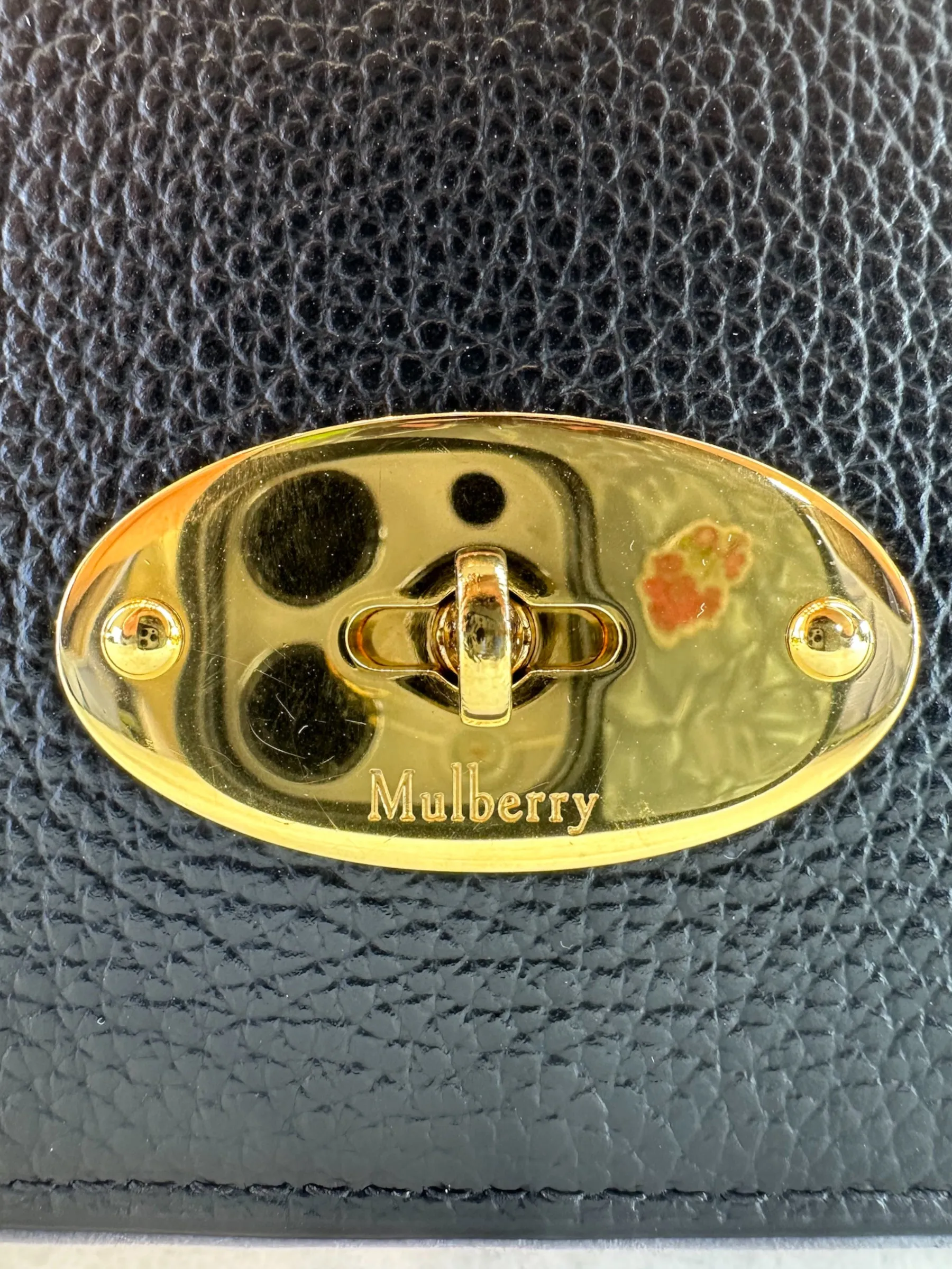 Mulberry Black Leather Small Darley Crossbody