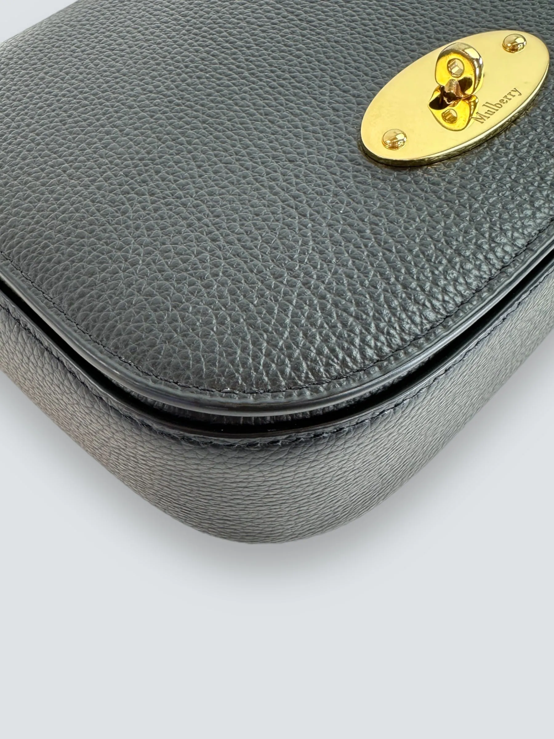 Mulberry Black Leather Small Darley Crossbody