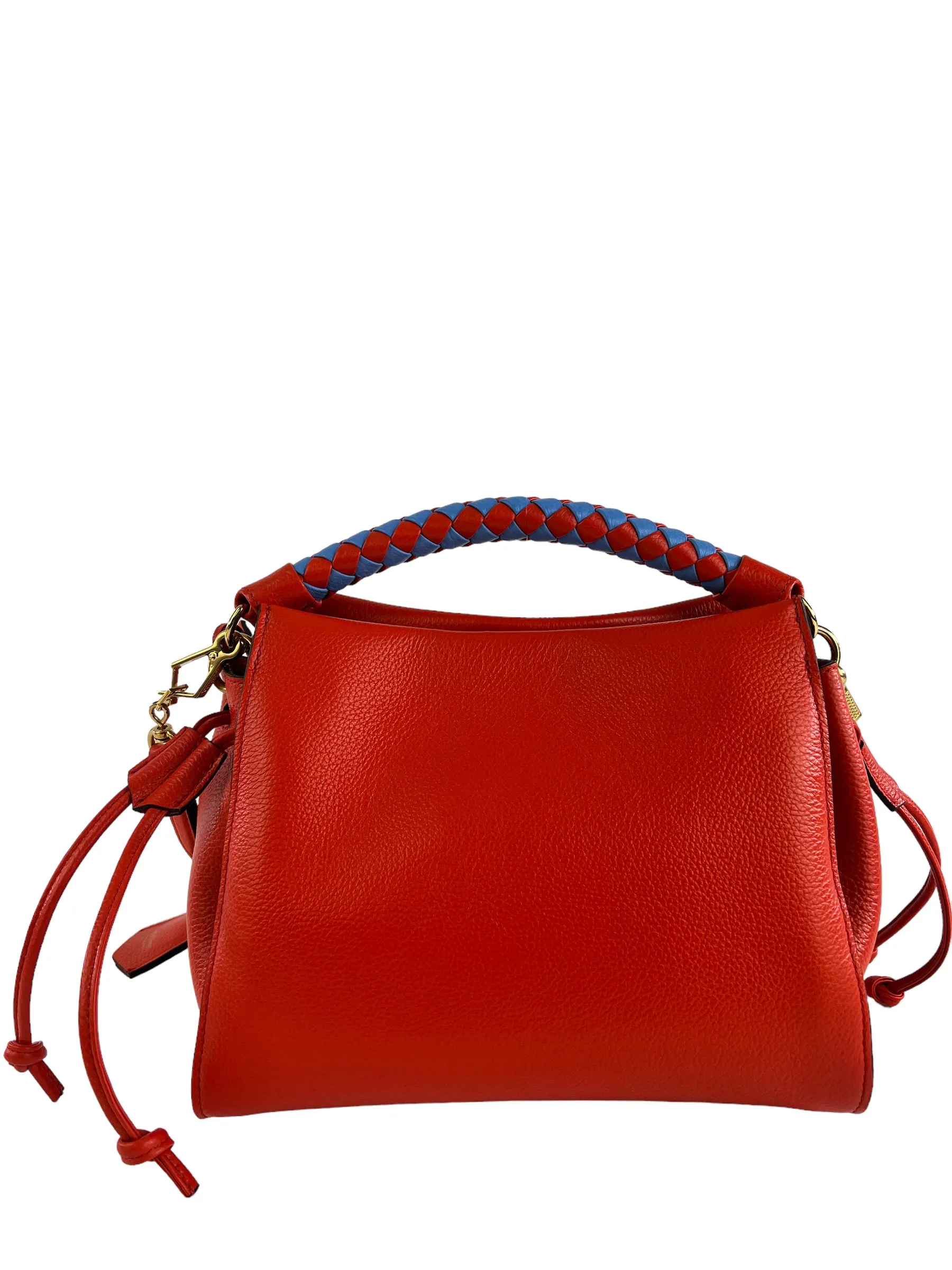 Mulberry Coral Leather Iris Shoulder Bag