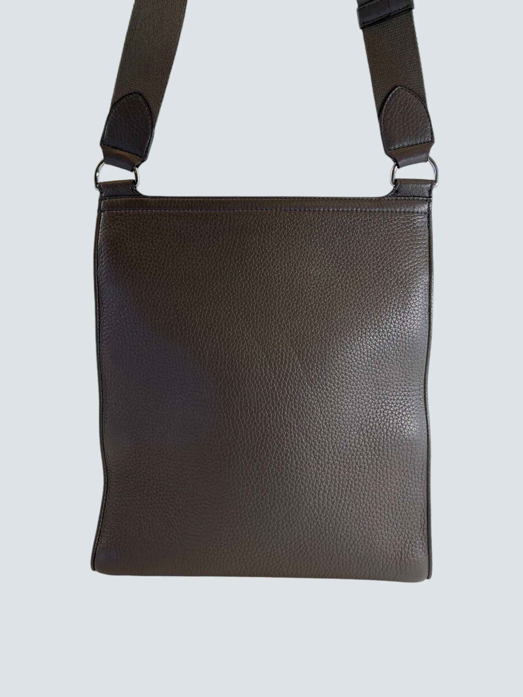 Mulberry Light Grey Leather Antony Satchel