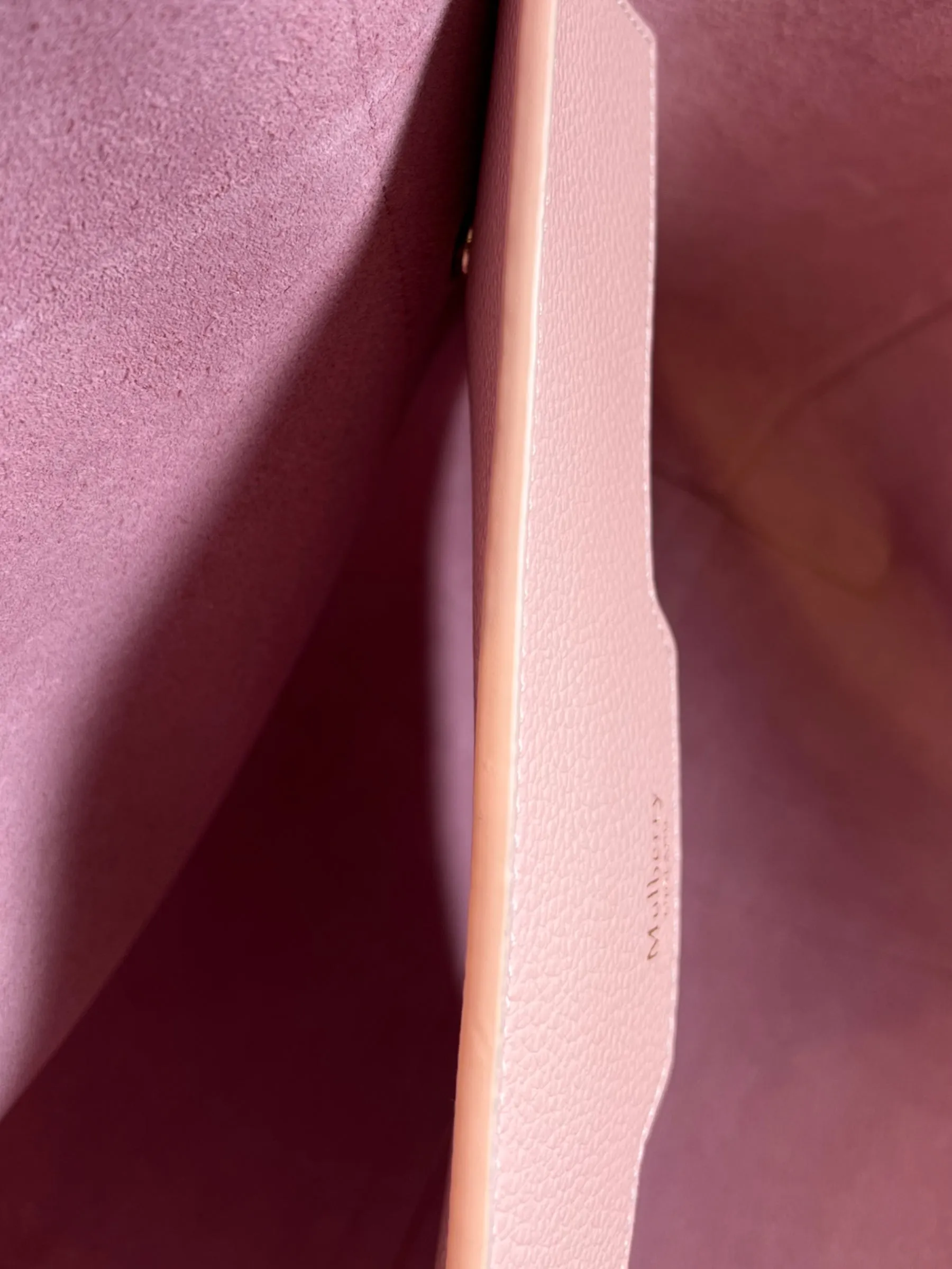 Mulberry Pink Leather Bayswater Tote
