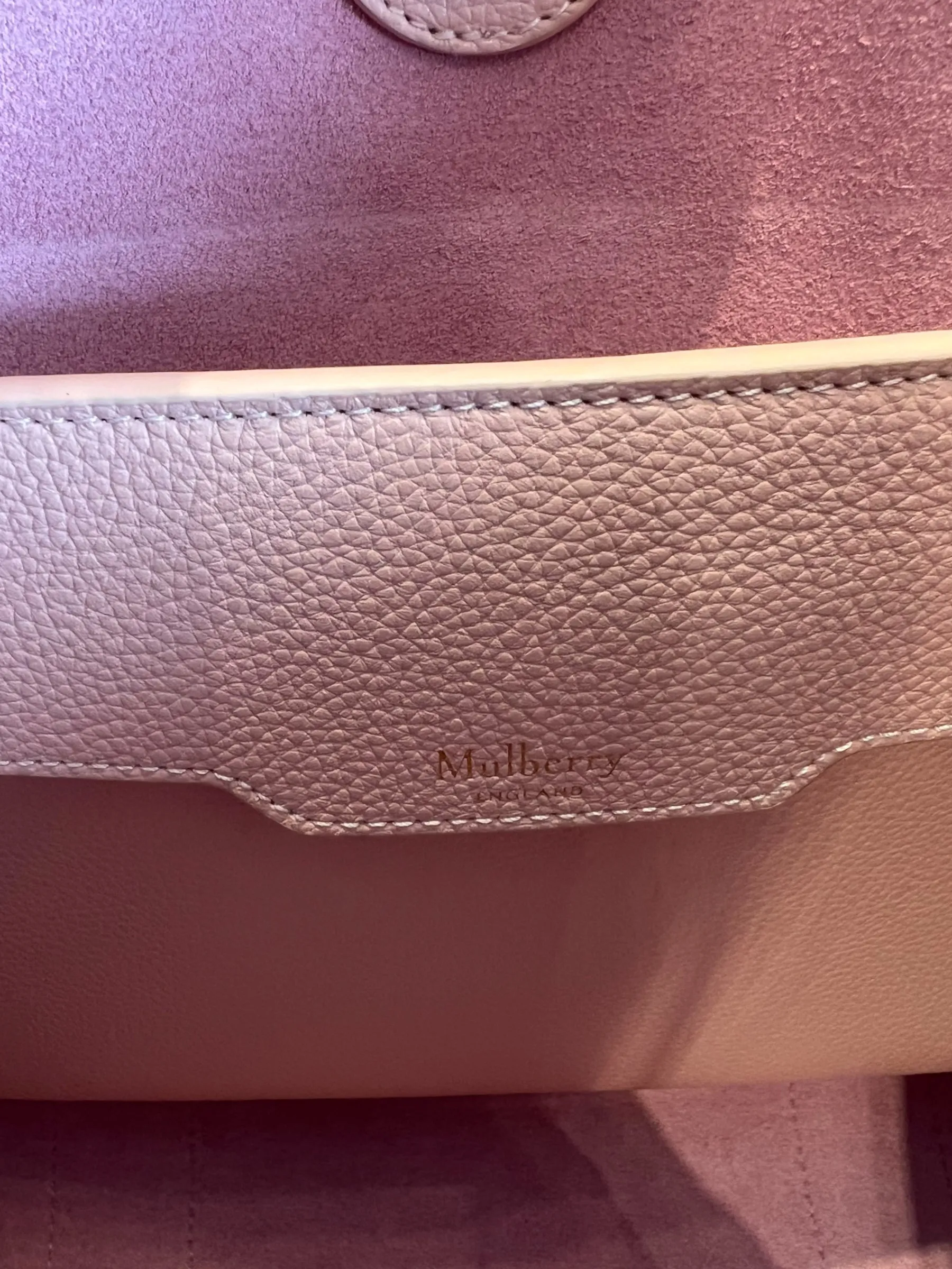 Mulberry Pink Leather Bayswater Tote