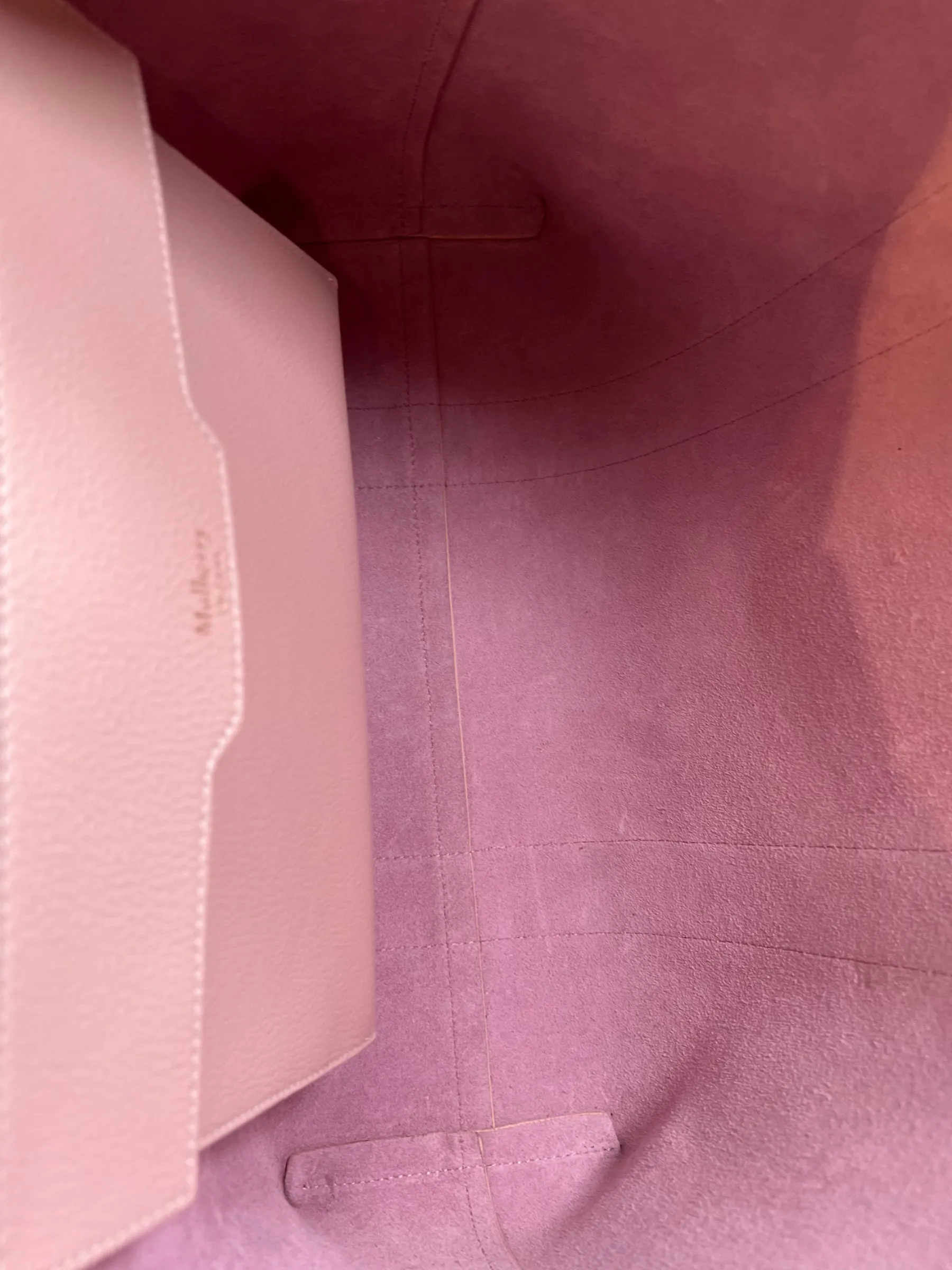 Mulberry Pink Leather Bayswater Tote