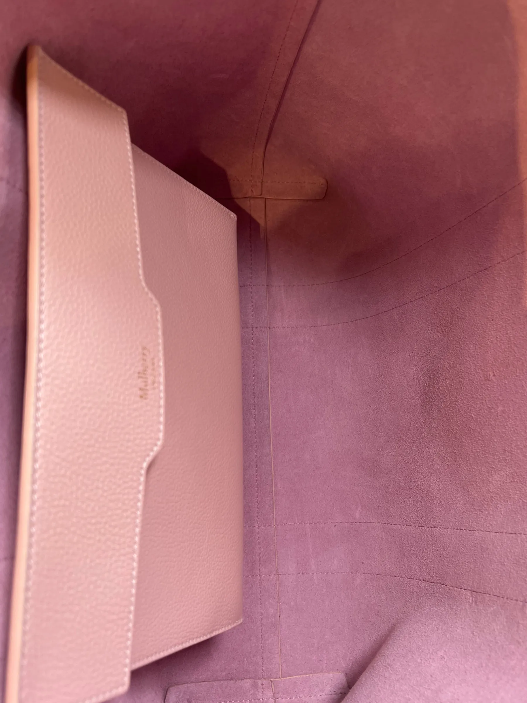 Mulberry Pink Leather Bayswater Tote