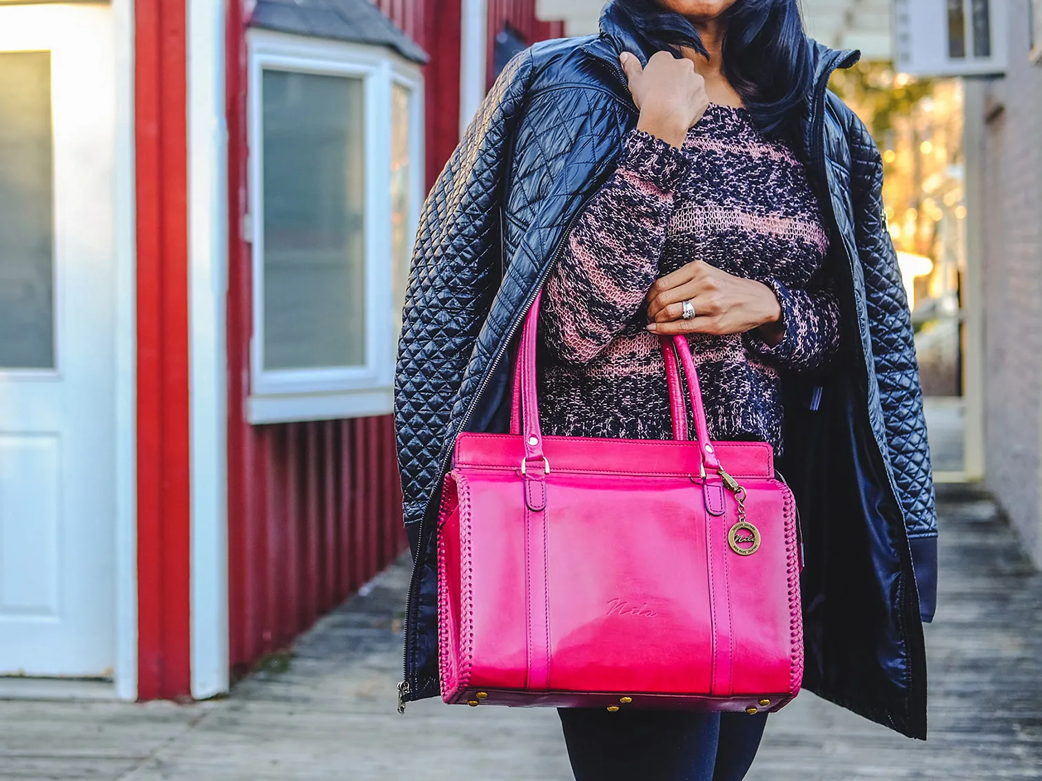 Nila Doctor-Style Satchel. With Zipper