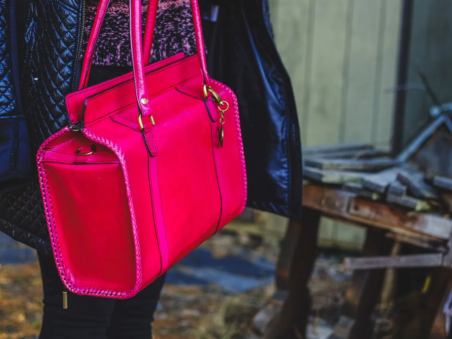 Nila Doctor-Style Satchel. With Zipper
