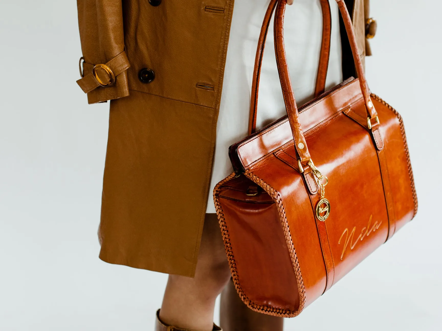 Nila Doctor-Style Satchel. With Zipper