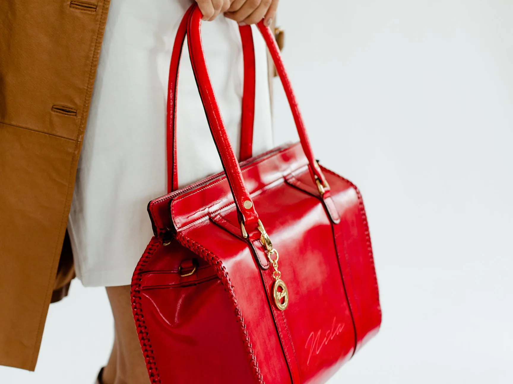 Nila Doctor-Style Satchel. With Zipper