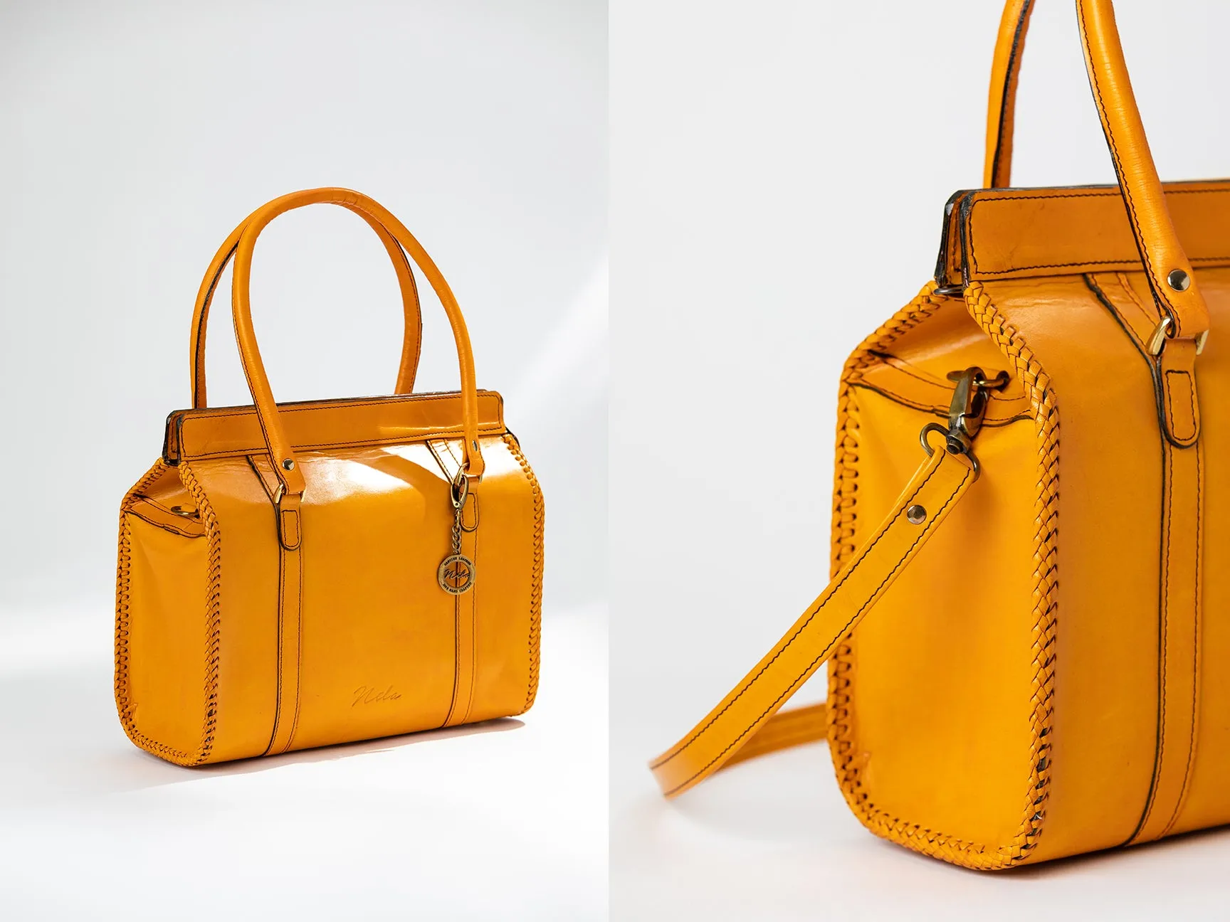 Nila Doctor-Style Satchel. With Zipper