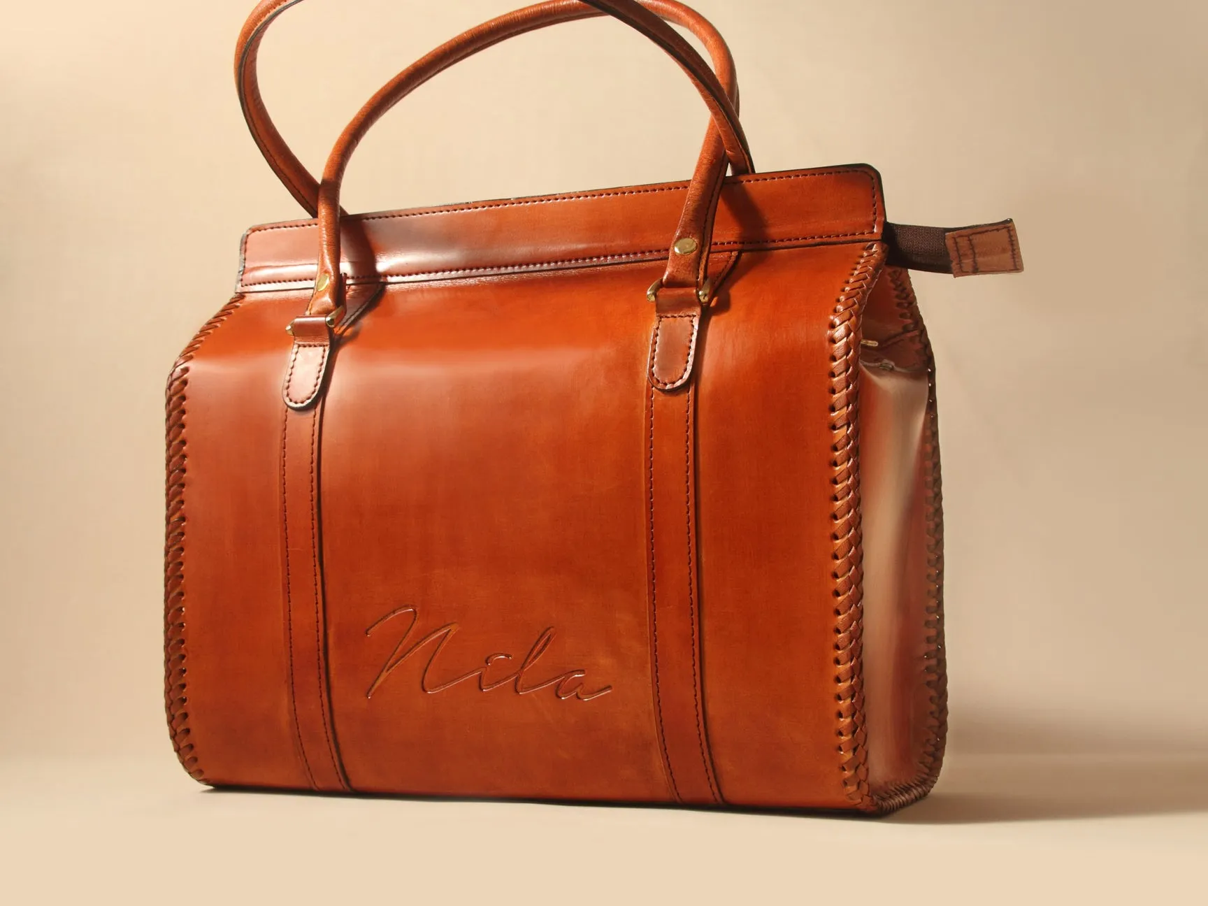 Nila Doctor-Style Satchel. With Zipper