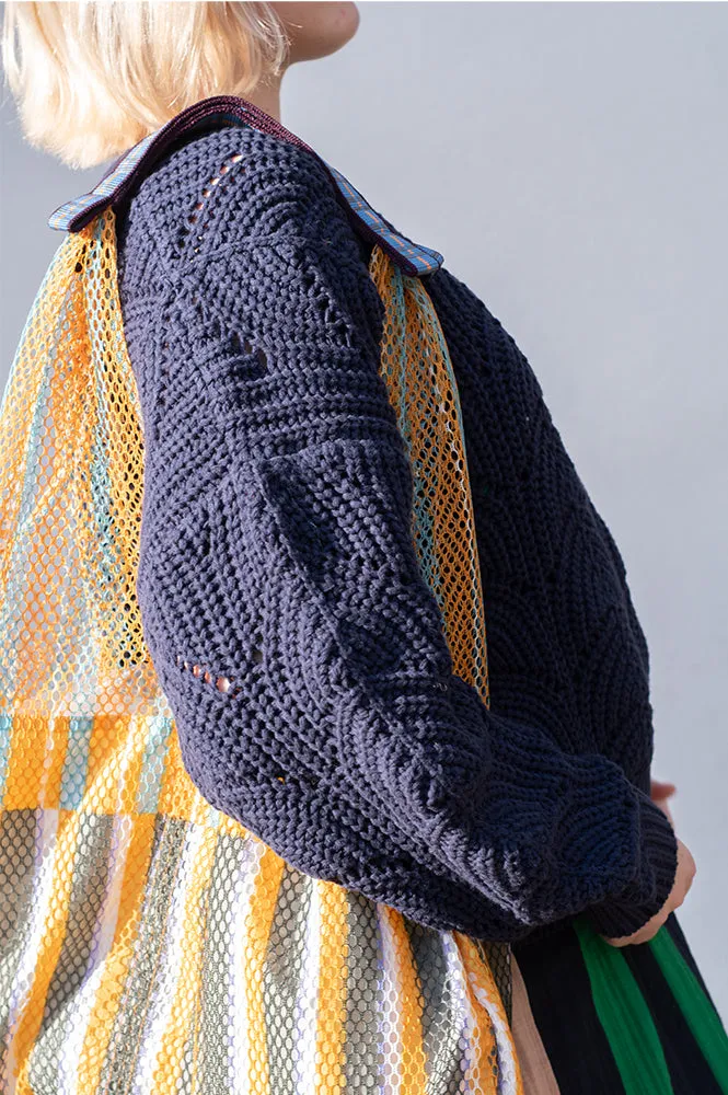 Noella Kari Navy Knit Pullover