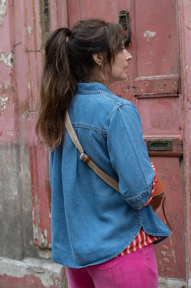 Object Frame Light Blue Denim Shirt