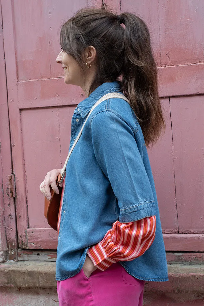 Object Frame Light Blue Denim Shirt