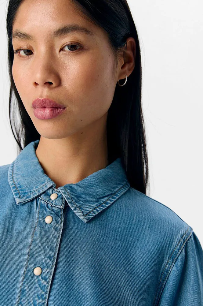Object Frame Light Blue Denim Shirt