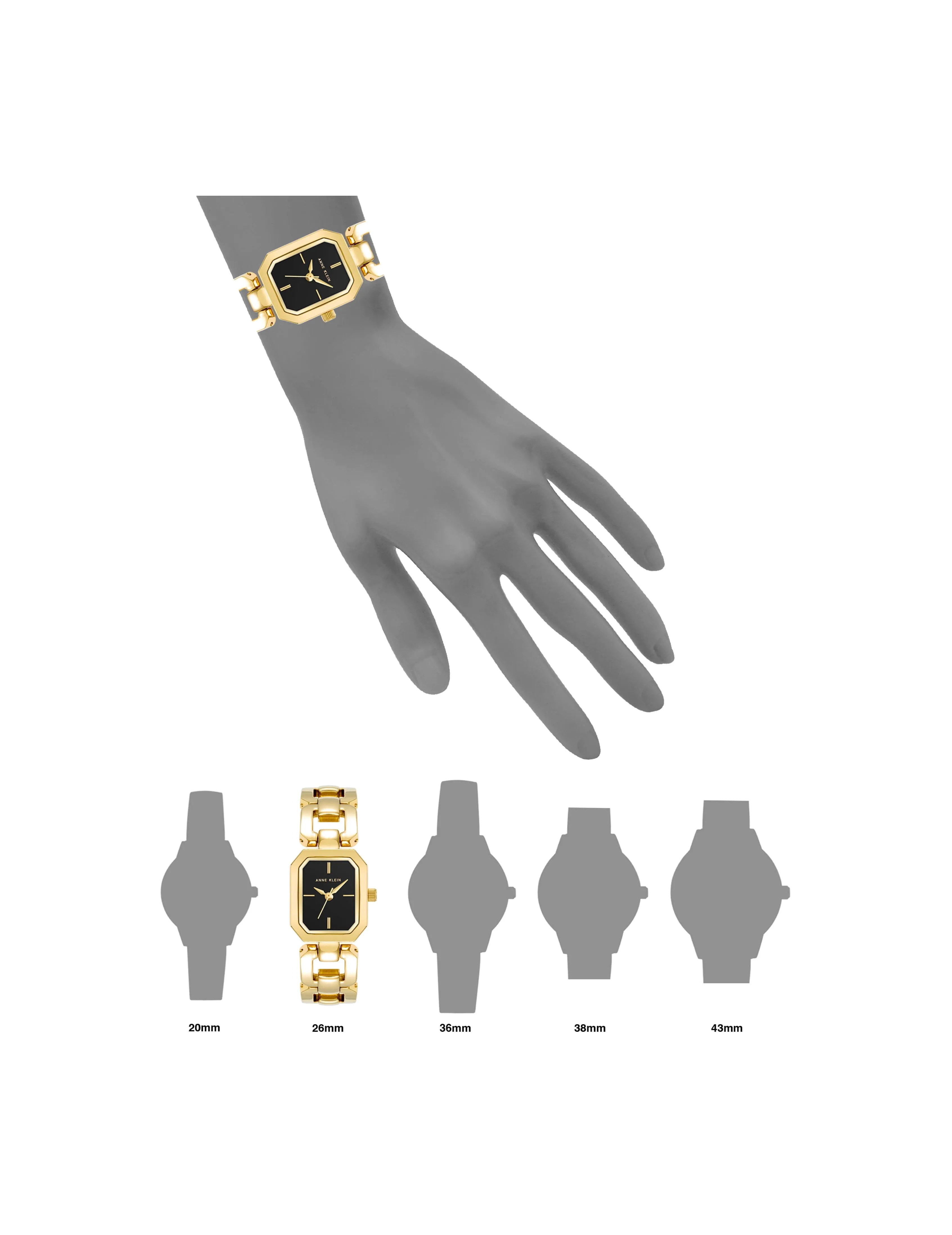 Octagonal Link Bracelet Watch