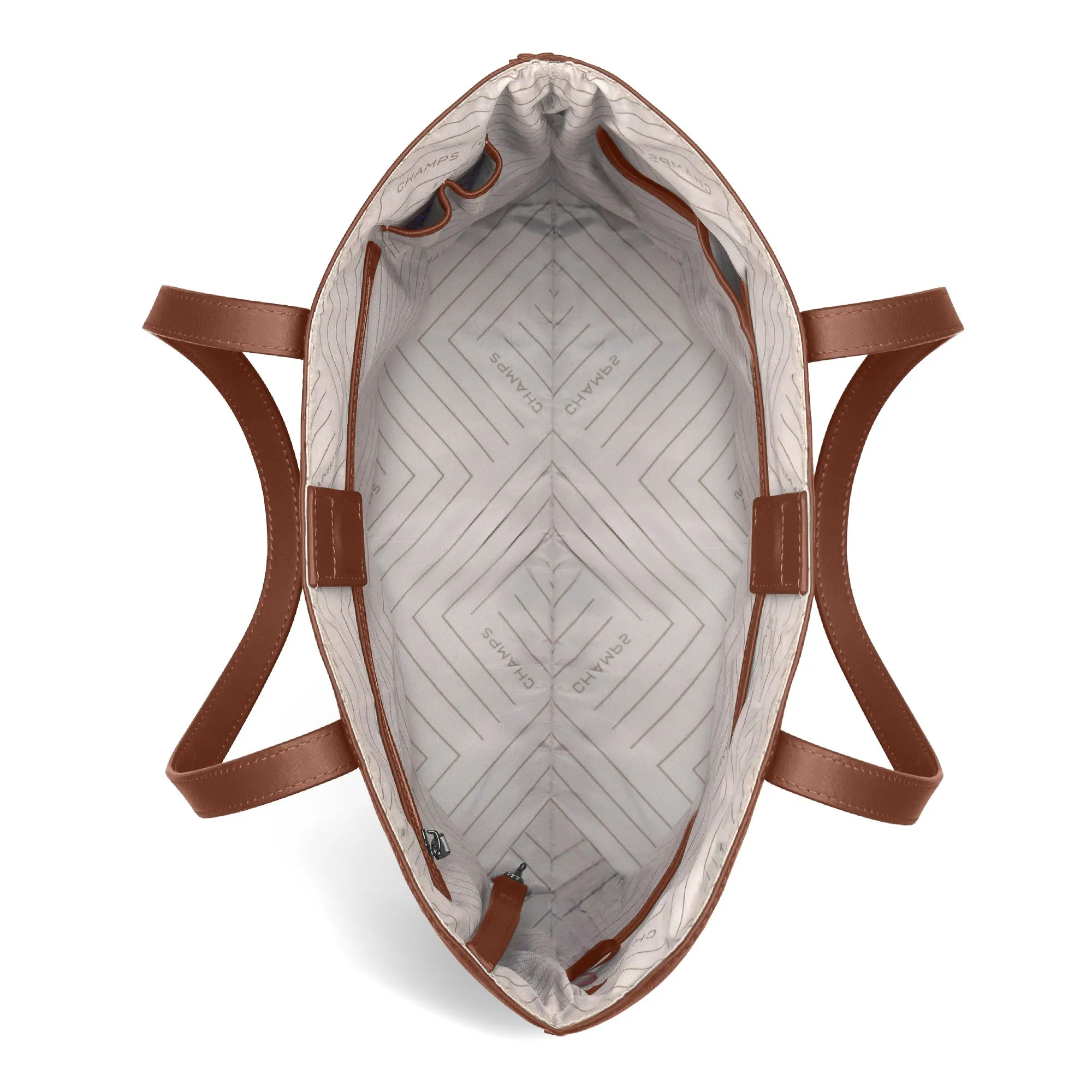 Onyx / Leather Vertical Tote
