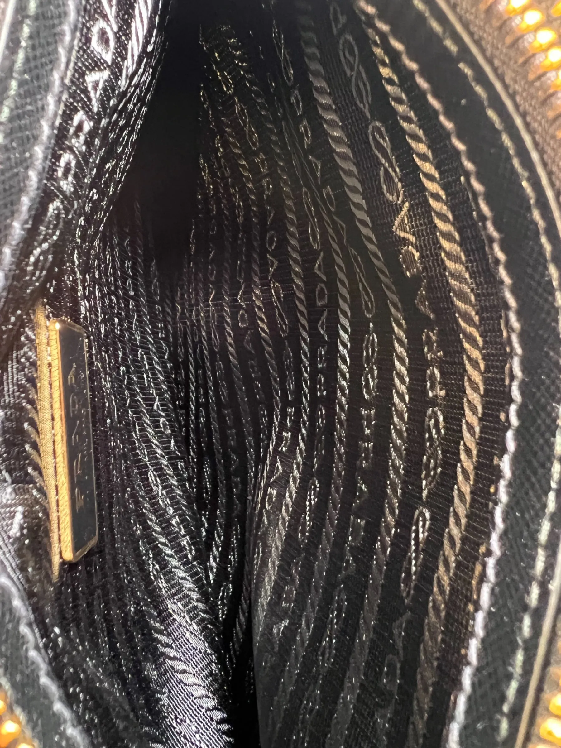 PART PAYMENT ONLY - Prada Black Nylon & Leather Crossbody