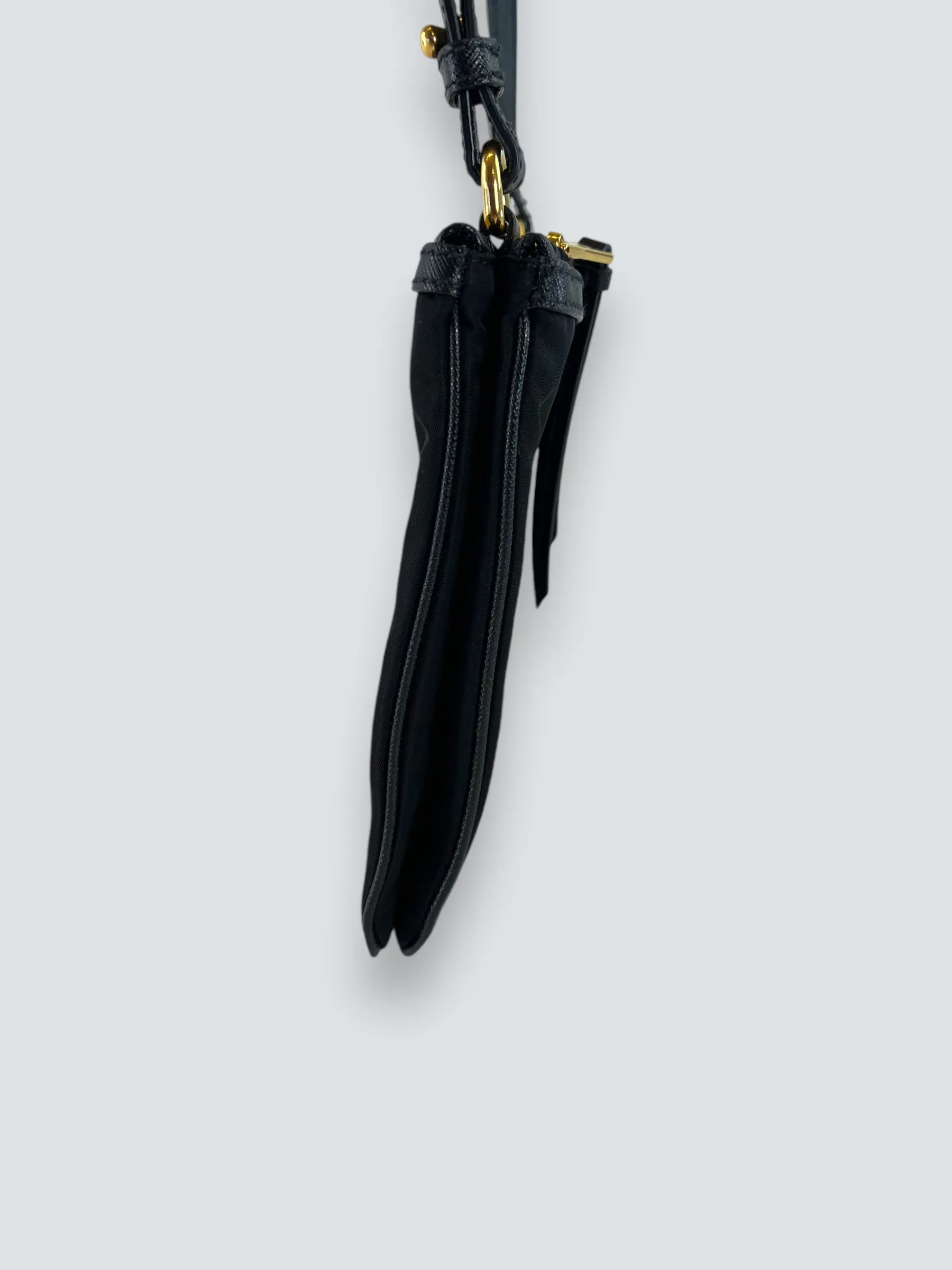 PART PAYMENT ONLY - Prada Black Nylon & Leather Crossbody