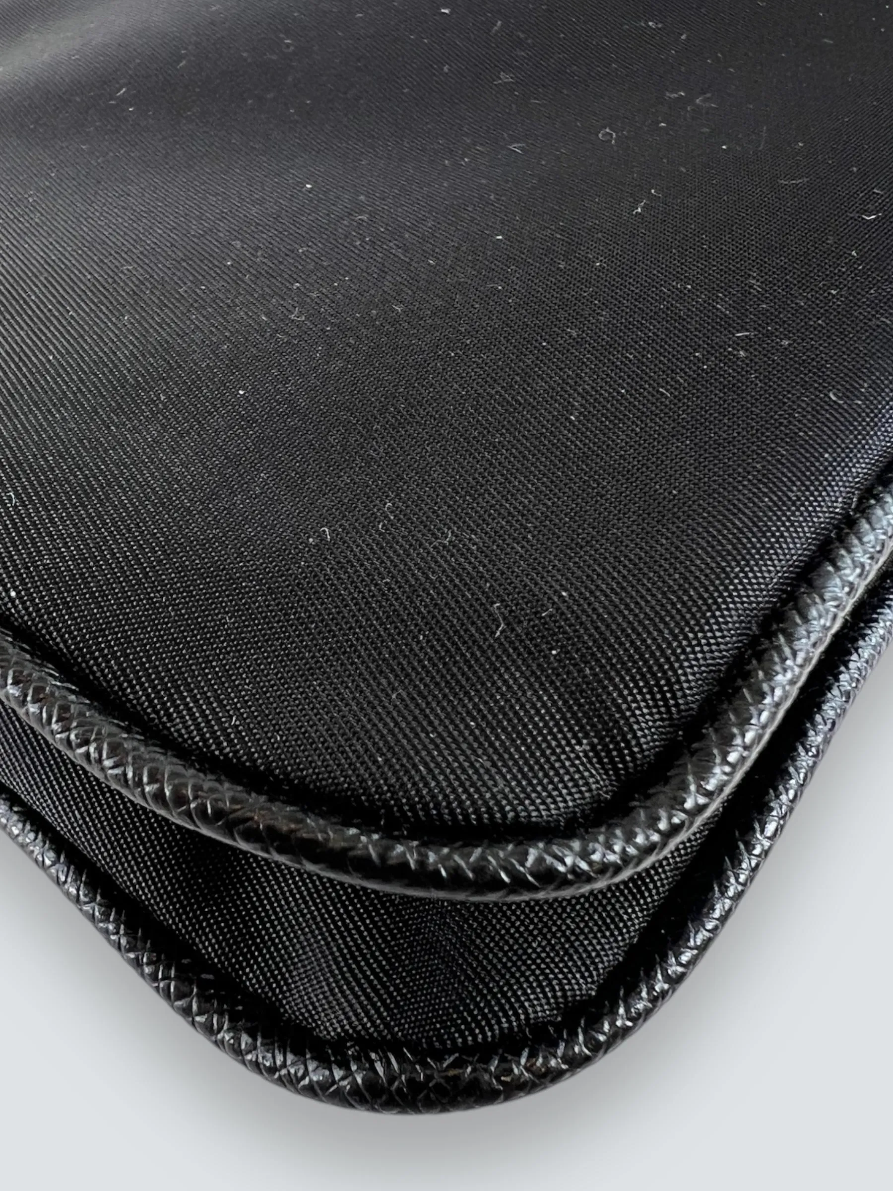 PART PAYMENT ONLY - Prada Black Nylon & Leather Crossbody