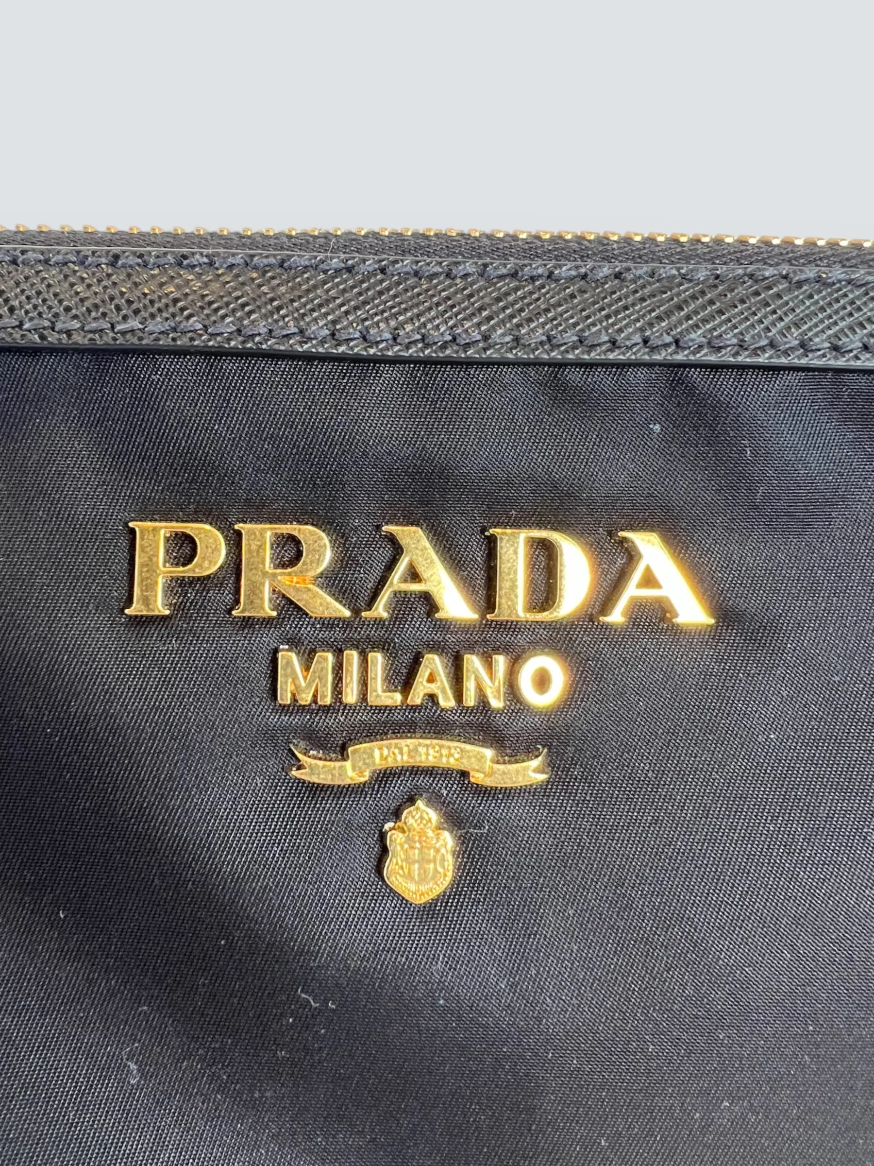 PART PAYMENT ONLY - Prada Black Nylon & Leather Crossbody