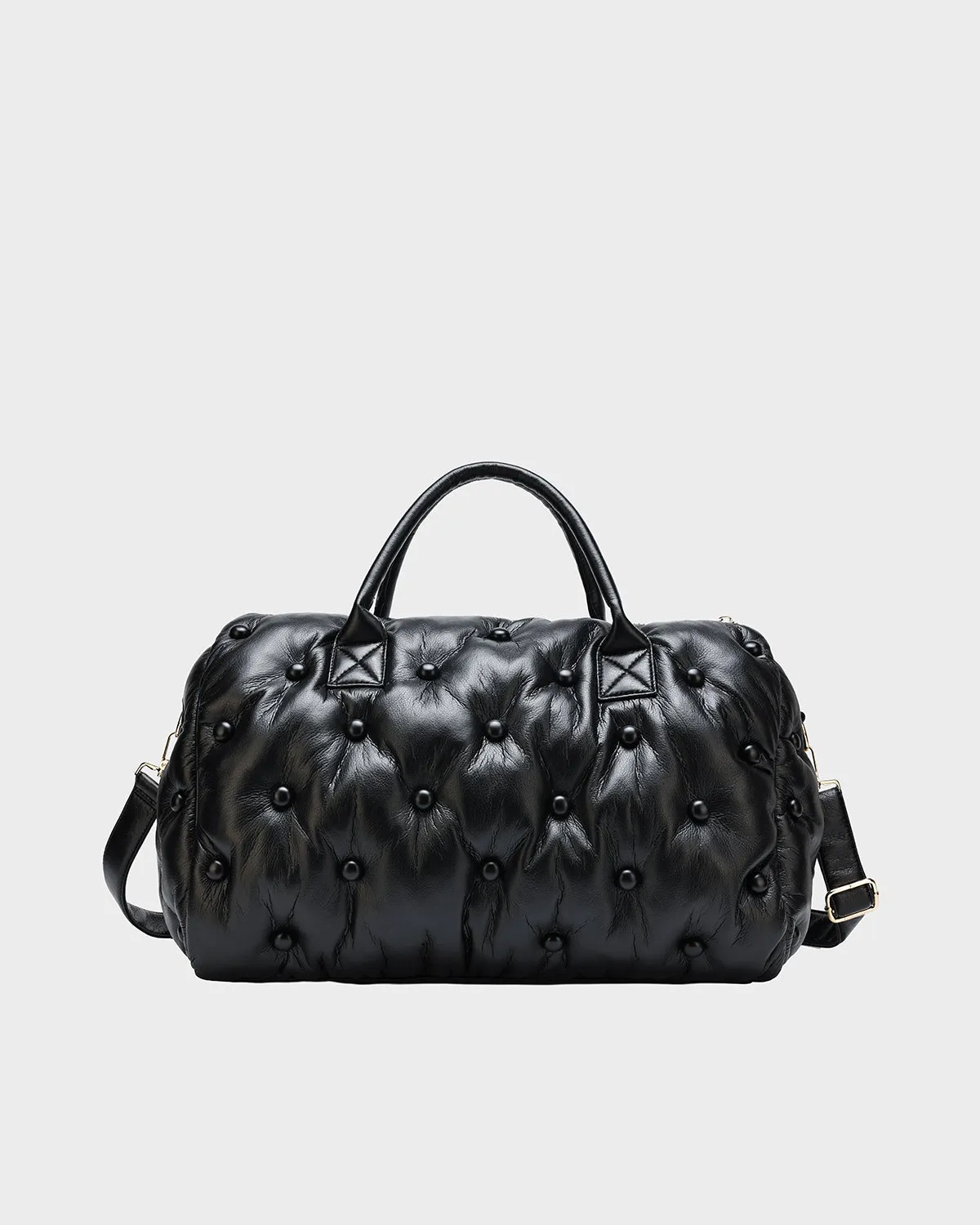 Pearl Power Duffle Bag in Black