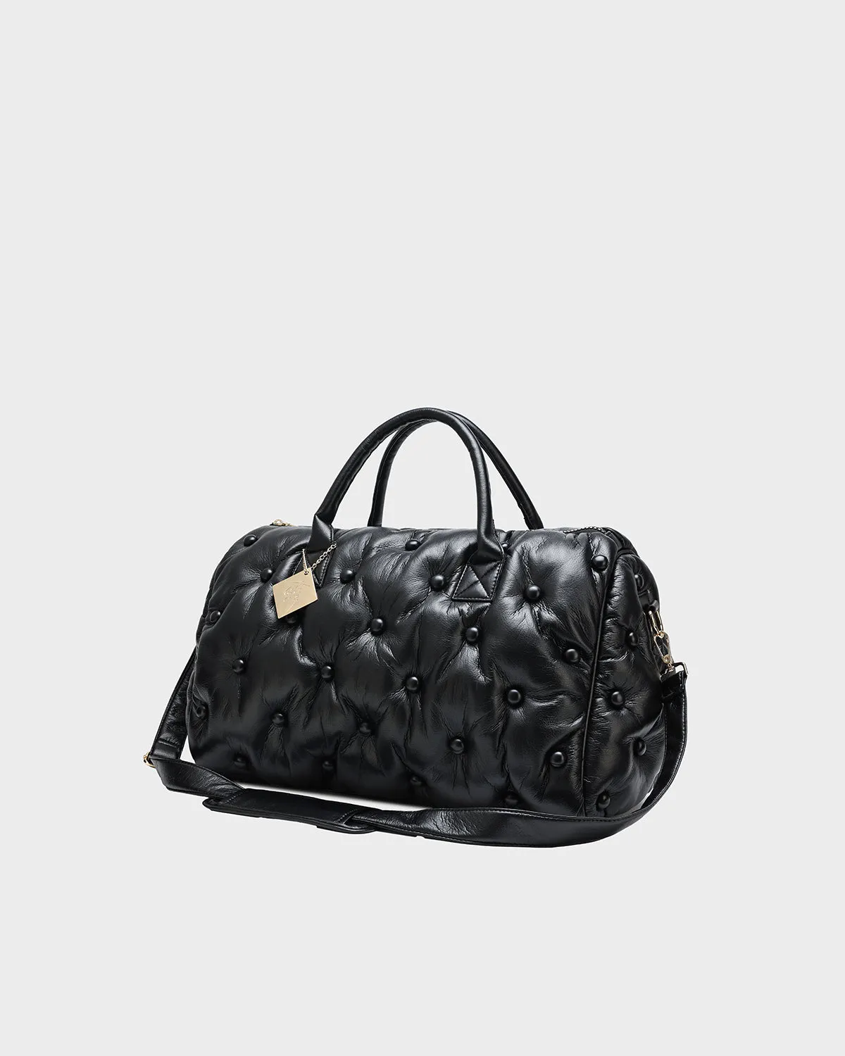Pearl Power Duffle Bag in Black