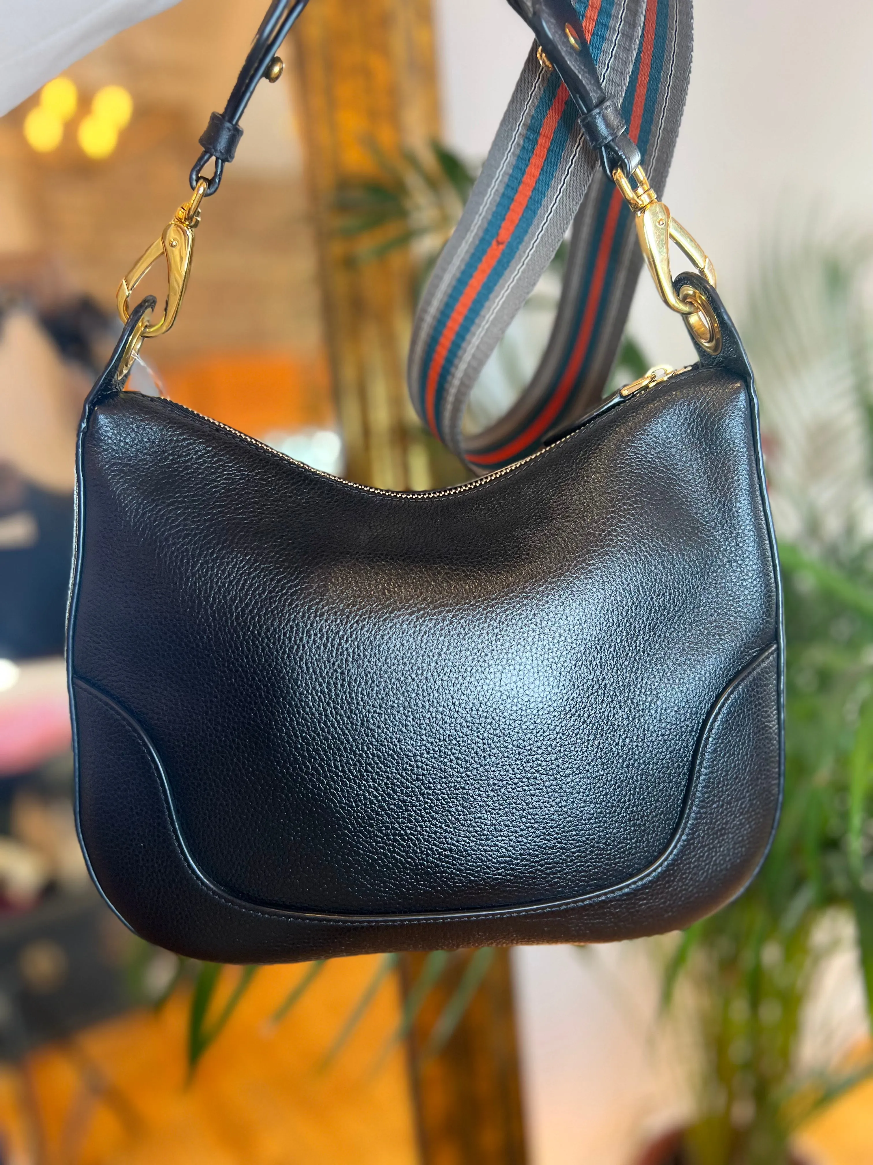 Prada Black Leather Crossbody