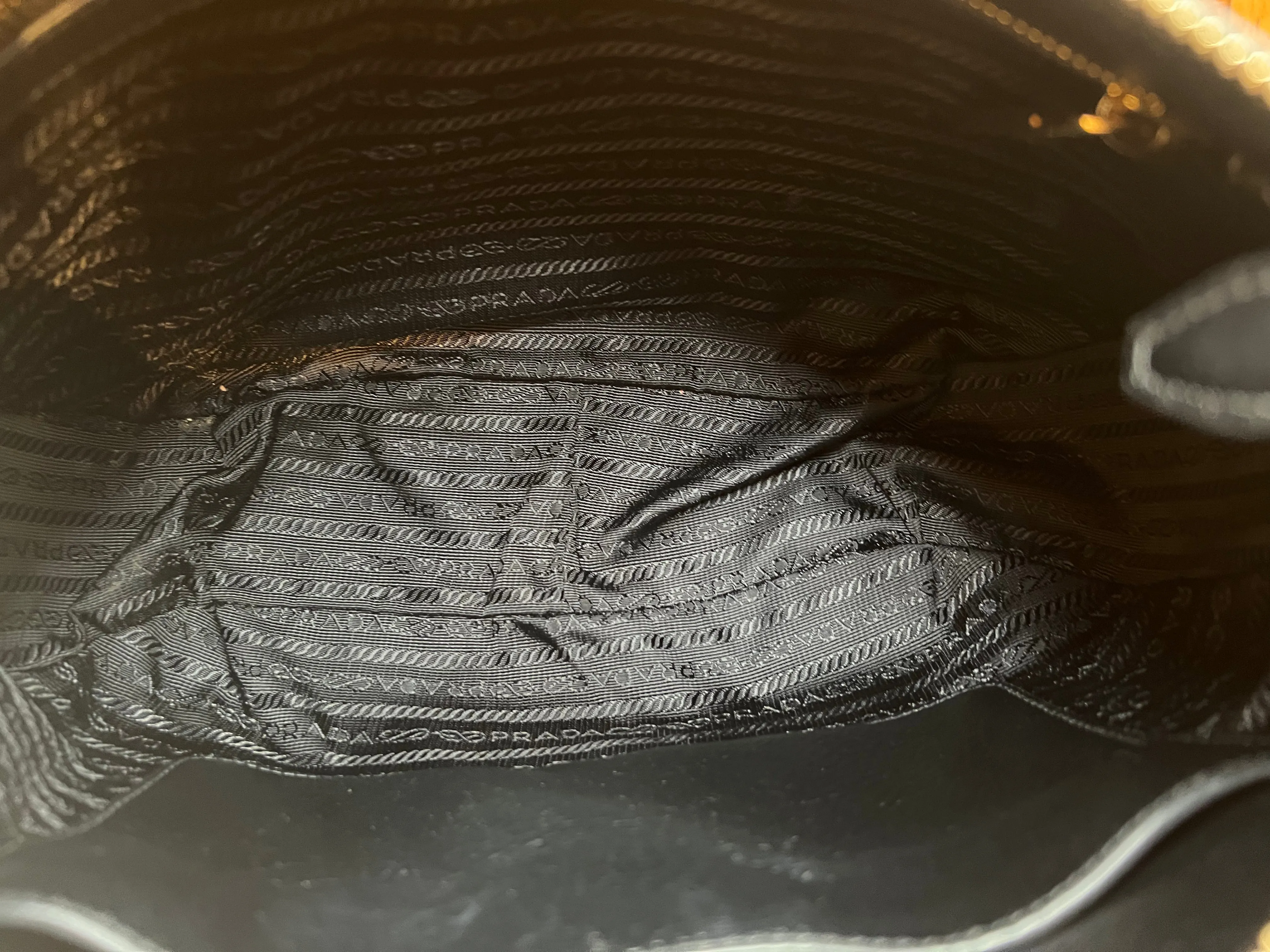 Prada Black Leather Crossbody