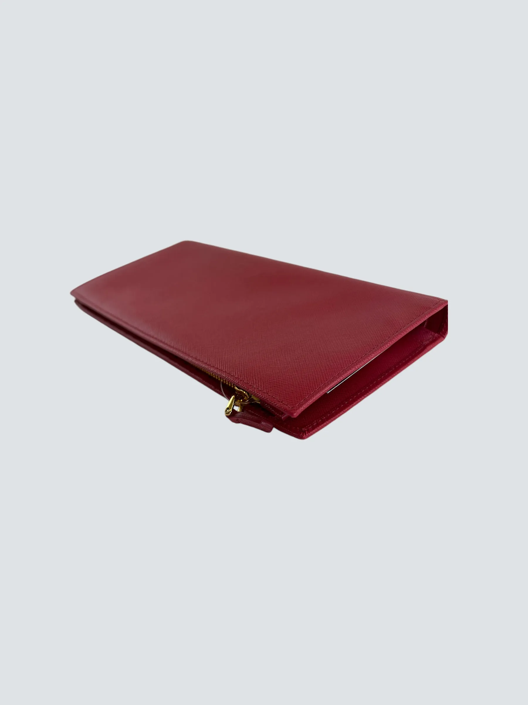 Prada Pink Leather Wallet