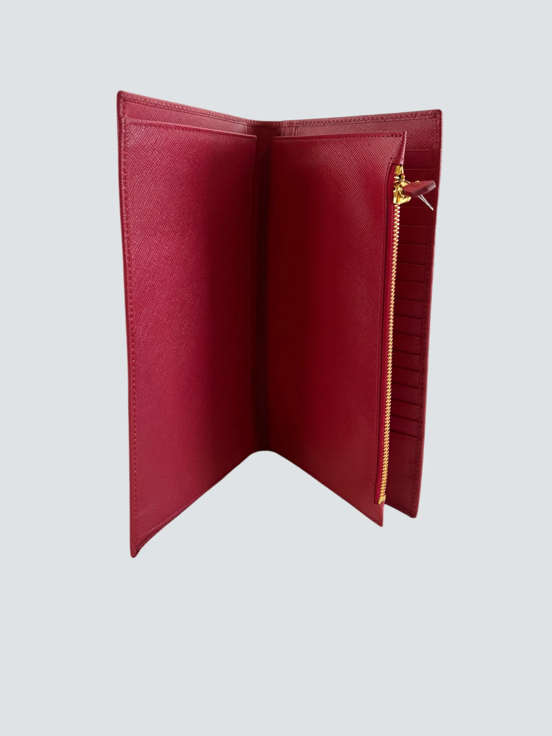 Prada Pink Leather Wallet