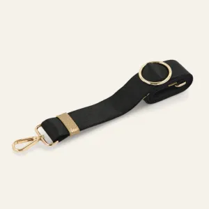 River Strap | Black with Gold hardware