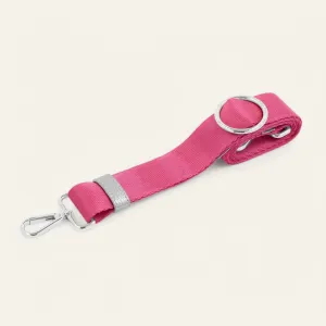River Strap | Pink with Silver hardware