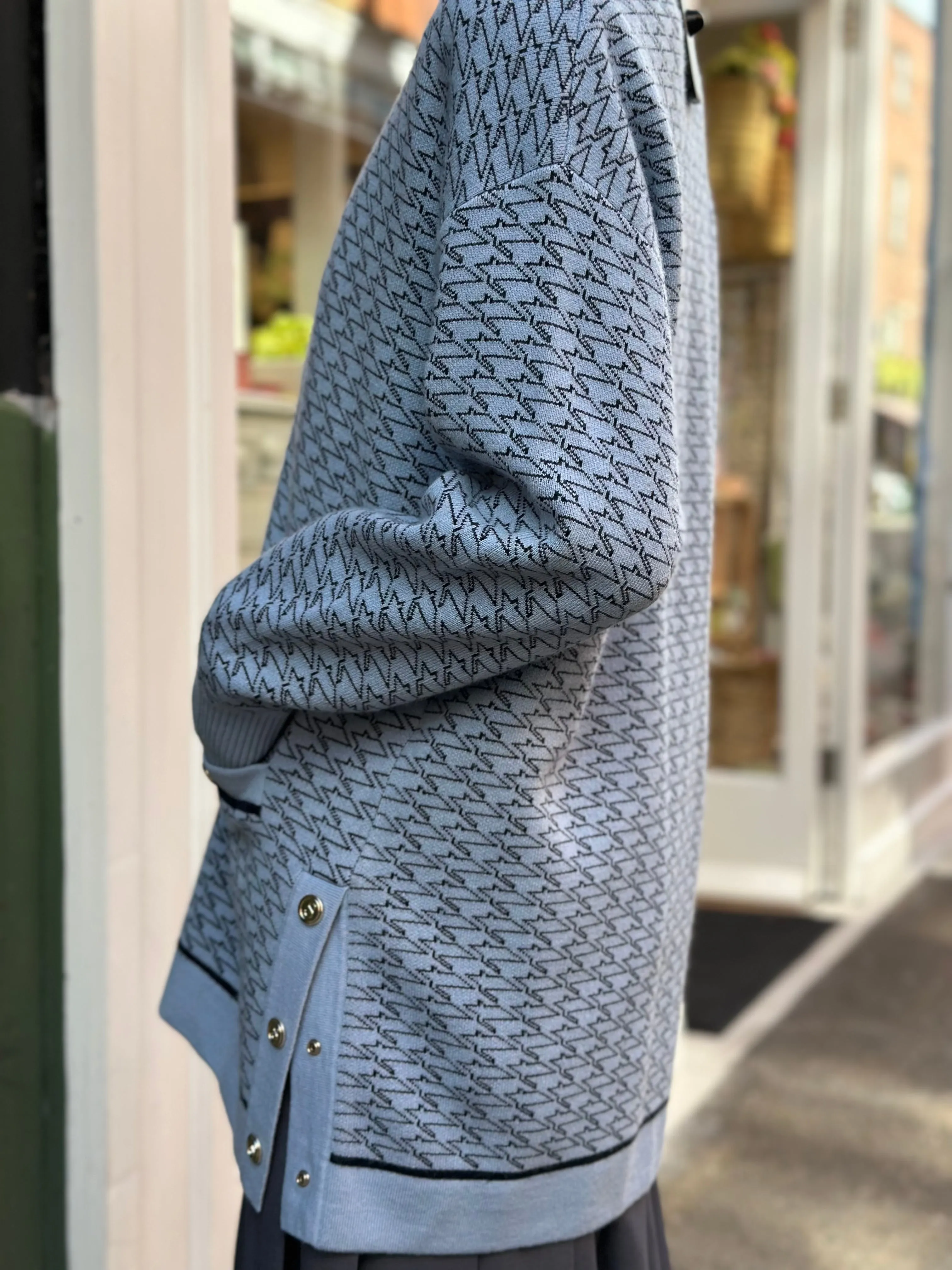 Sandro Blue Cardigan - Size Medium