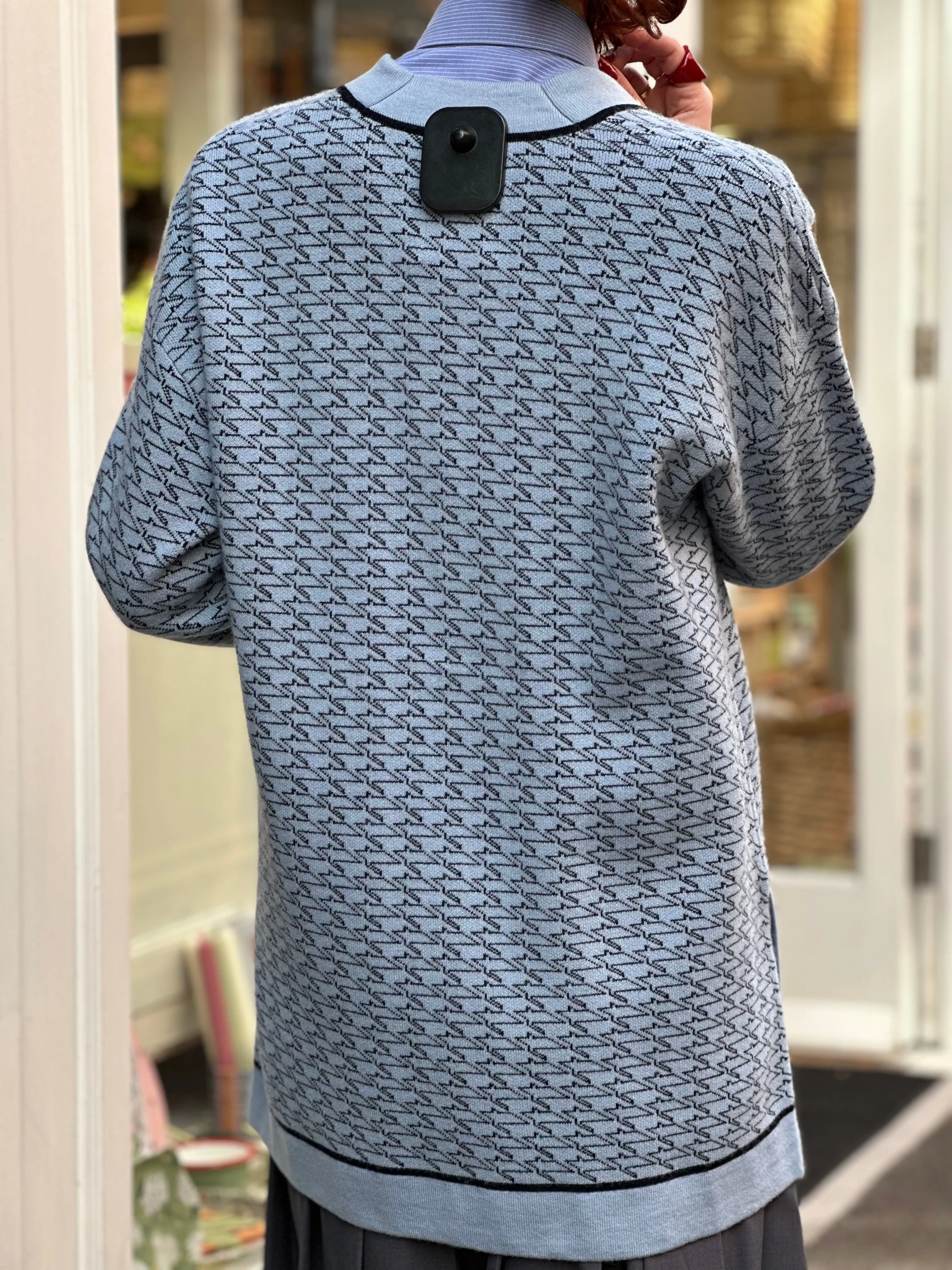 Sandro Blue Cardigan - Size Medium