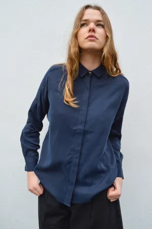 Sessùn Lady D Navy Wide Shirt